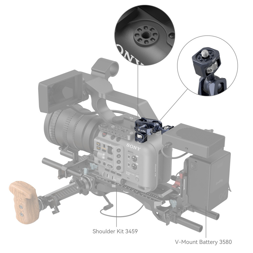 SmallRig Magic Arm for Sony FX6 / FS5 / FS5 II 4123