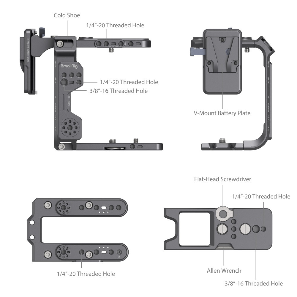 SmallRig Cage Kit for Sony FX6 4124