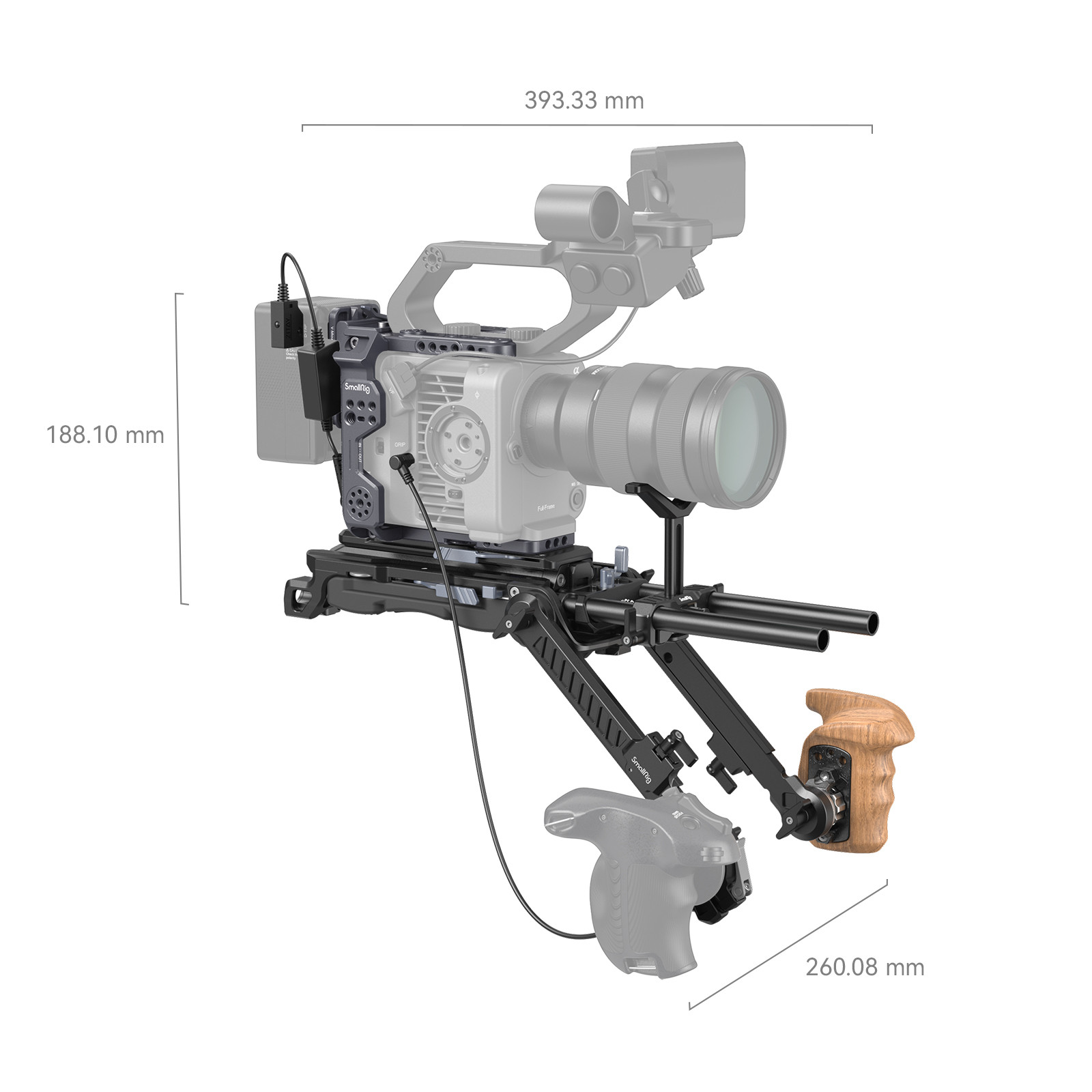 SmallRig Shoulder Rig Kit for Sony FX6 4125