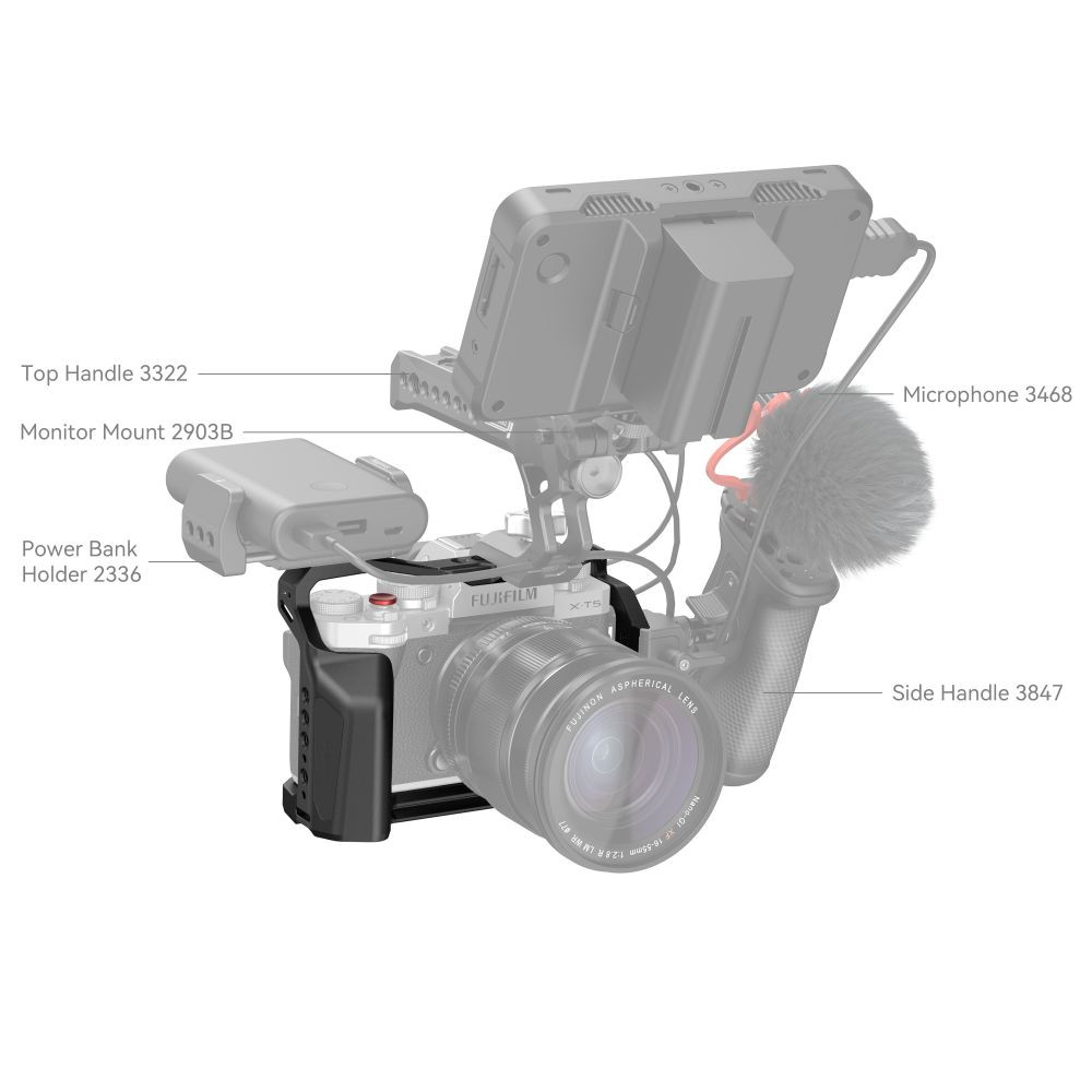 SmallRig Multifunctional Cage for FUJIFILM X-T5 4135