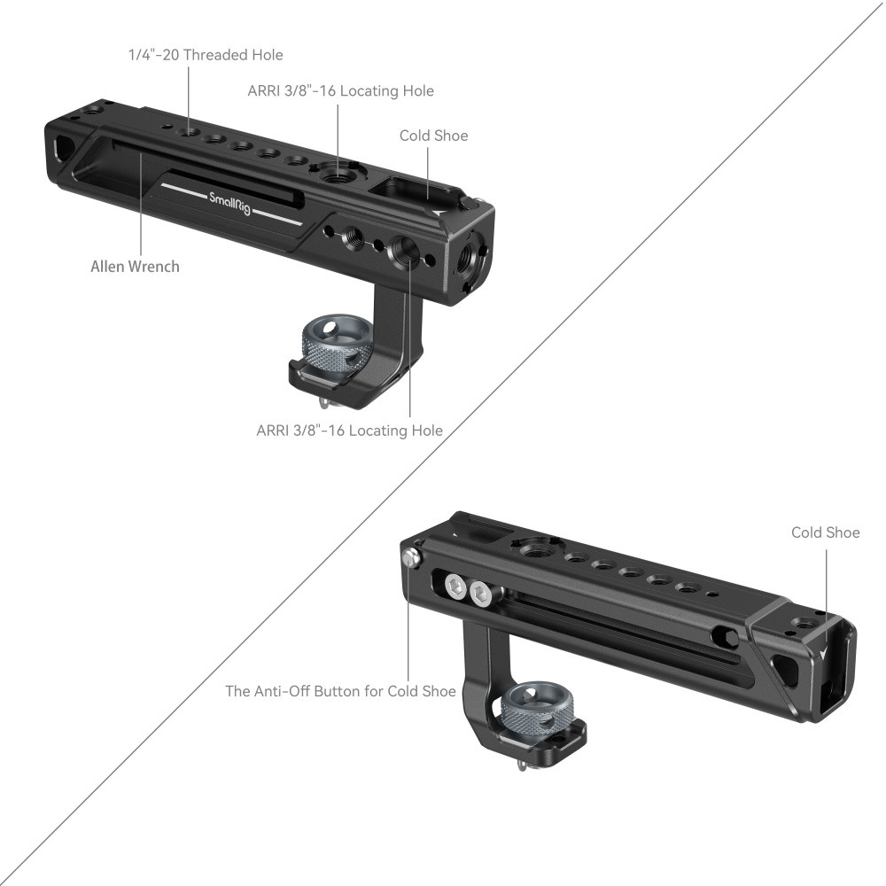 SmallRig Adjustable Top Handle (ARRI-Style Mount) 4153