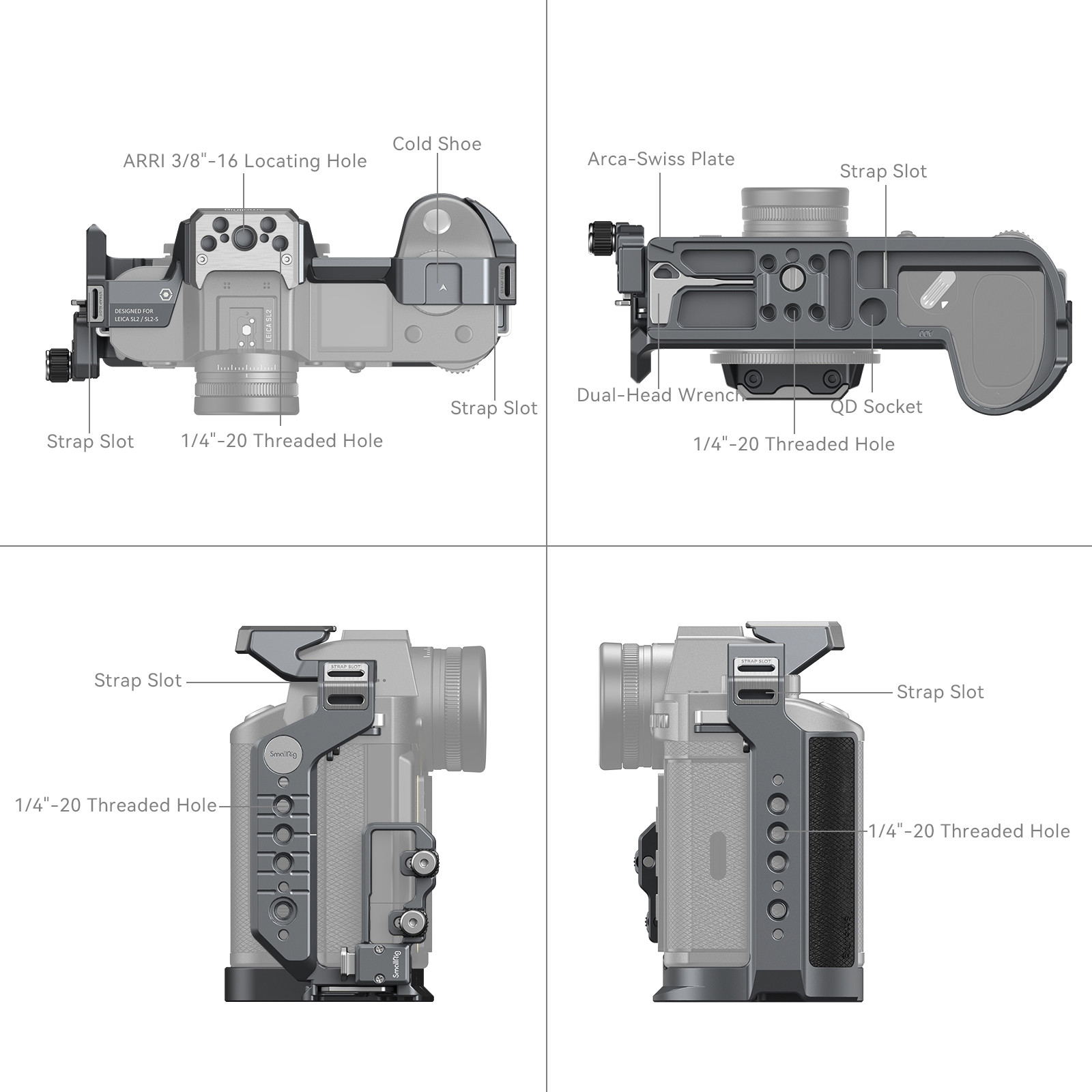 SmallRig Cage Kit for Leica SL2 / SL2-S 4162