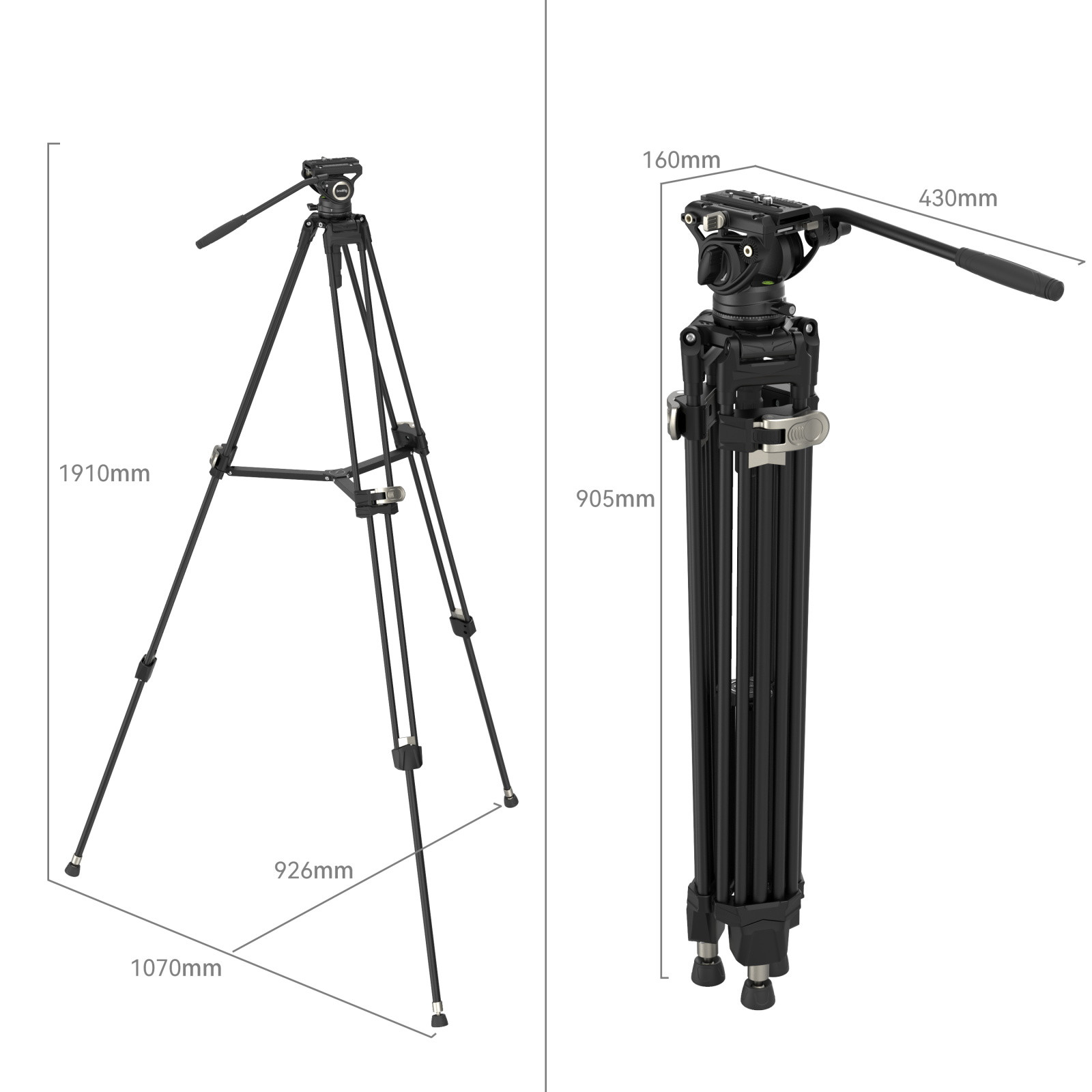 SmallRig FreeBlazer Heavy-Duty Aluminum Alloy Tripod Kit AD-80 4163