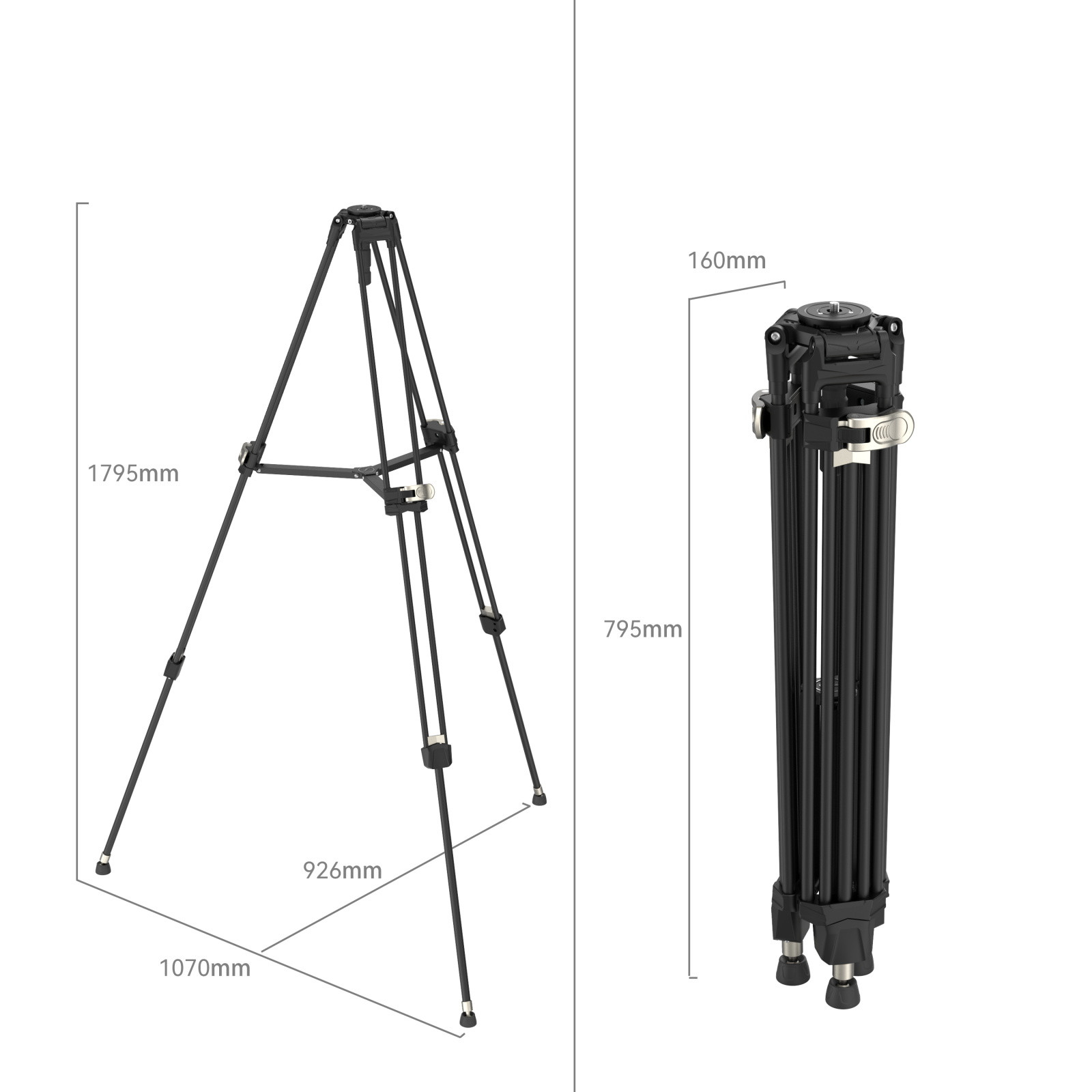 SmallRig FreeBlazer Heavy-Duty Aluminum Alloy Tripod AD-80 4164