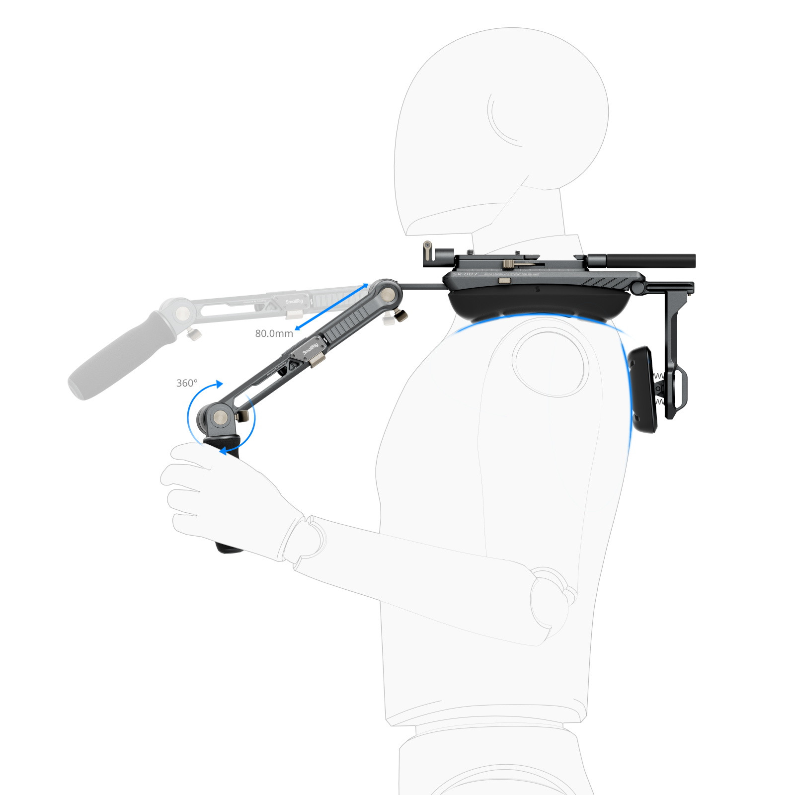 SmallRig HawkLock Shoulder Rig SR007 Pro 4181
