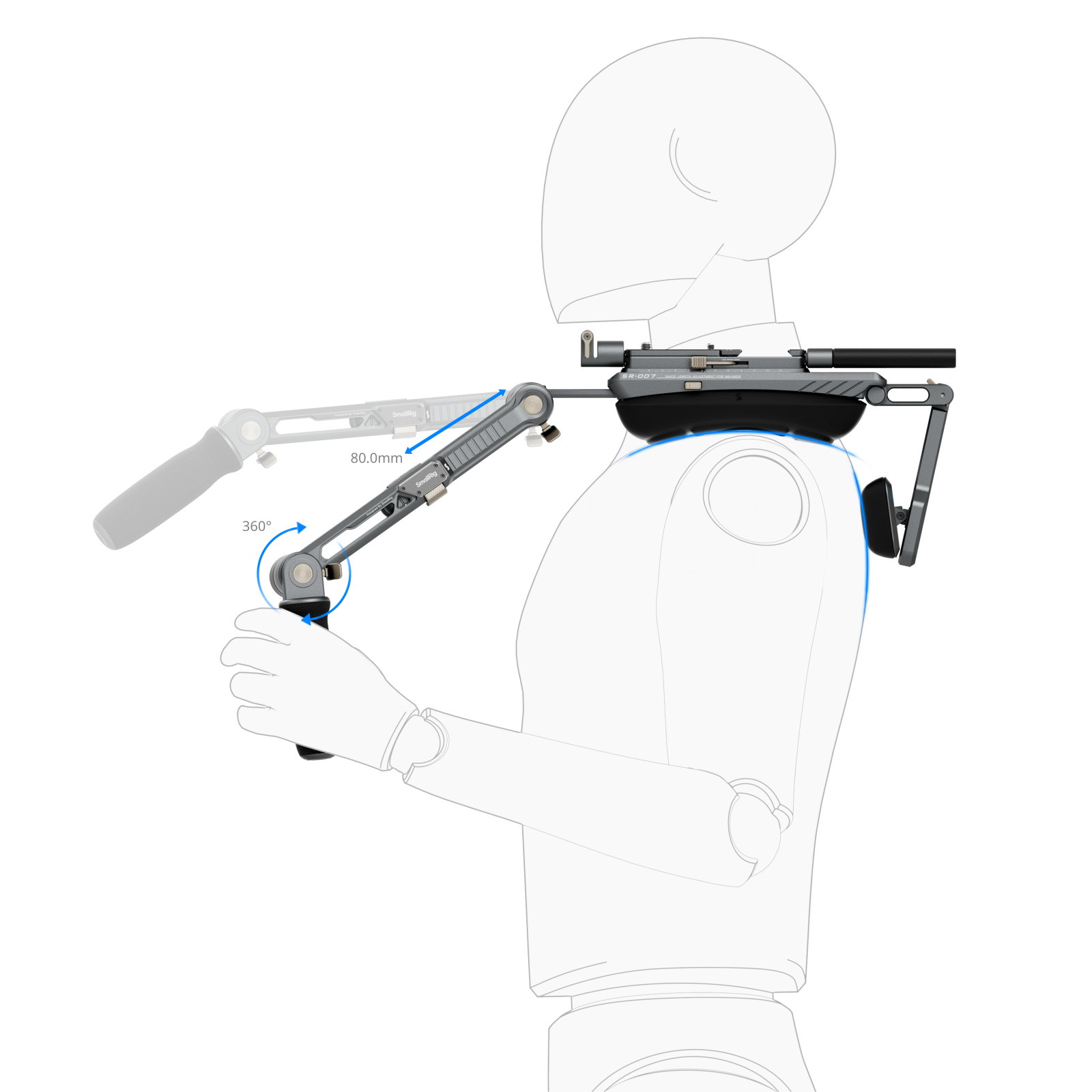 SmallRig HawkLock Shoulder Rig SR007 Pro 4181