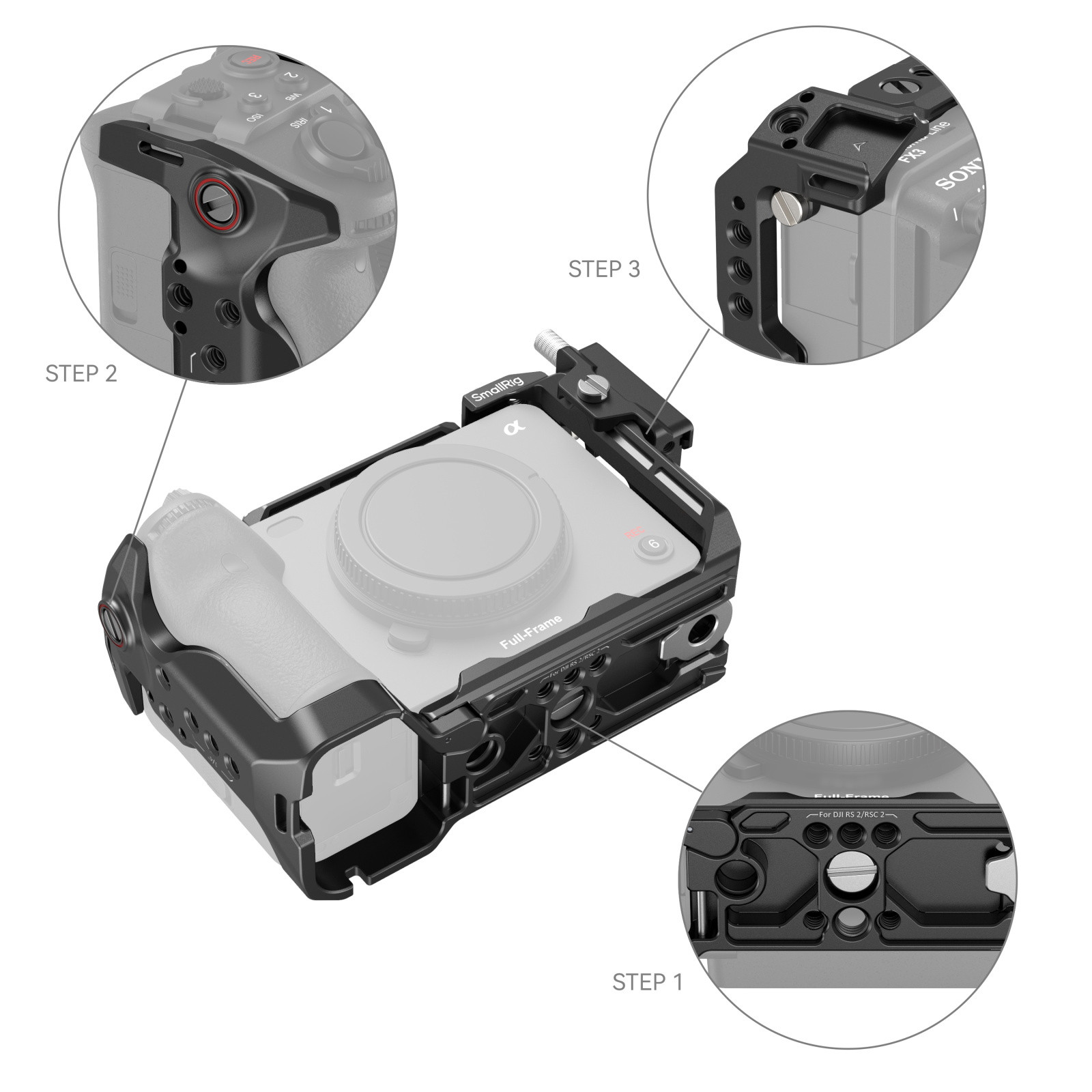 SmallRig Cage for Sony FX30 / FX3 4183B