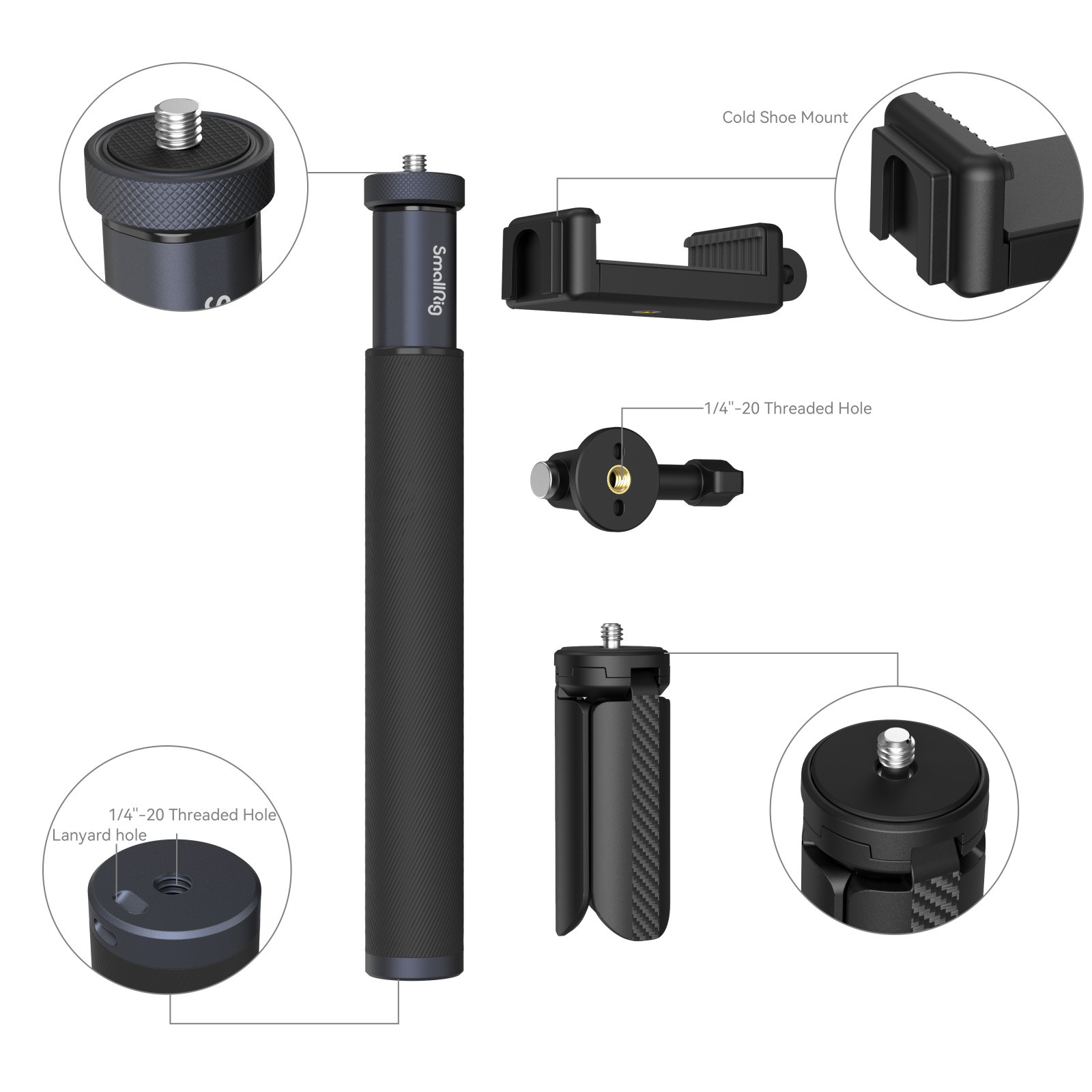 SmallRig Selfie Stick for Action Cameras 4758