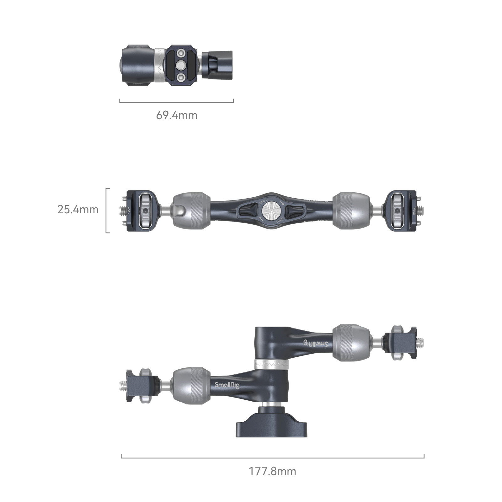 SmallRig Rosette Arm (7”) 4194