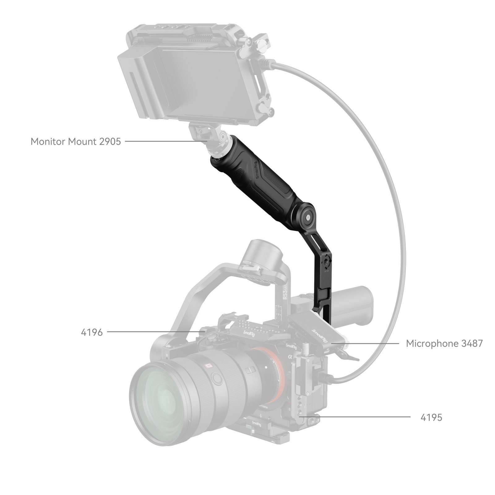 SmallRig Sling Handle for DJI RS 3 Mini / RS 4 Mini (Lite) 4197C