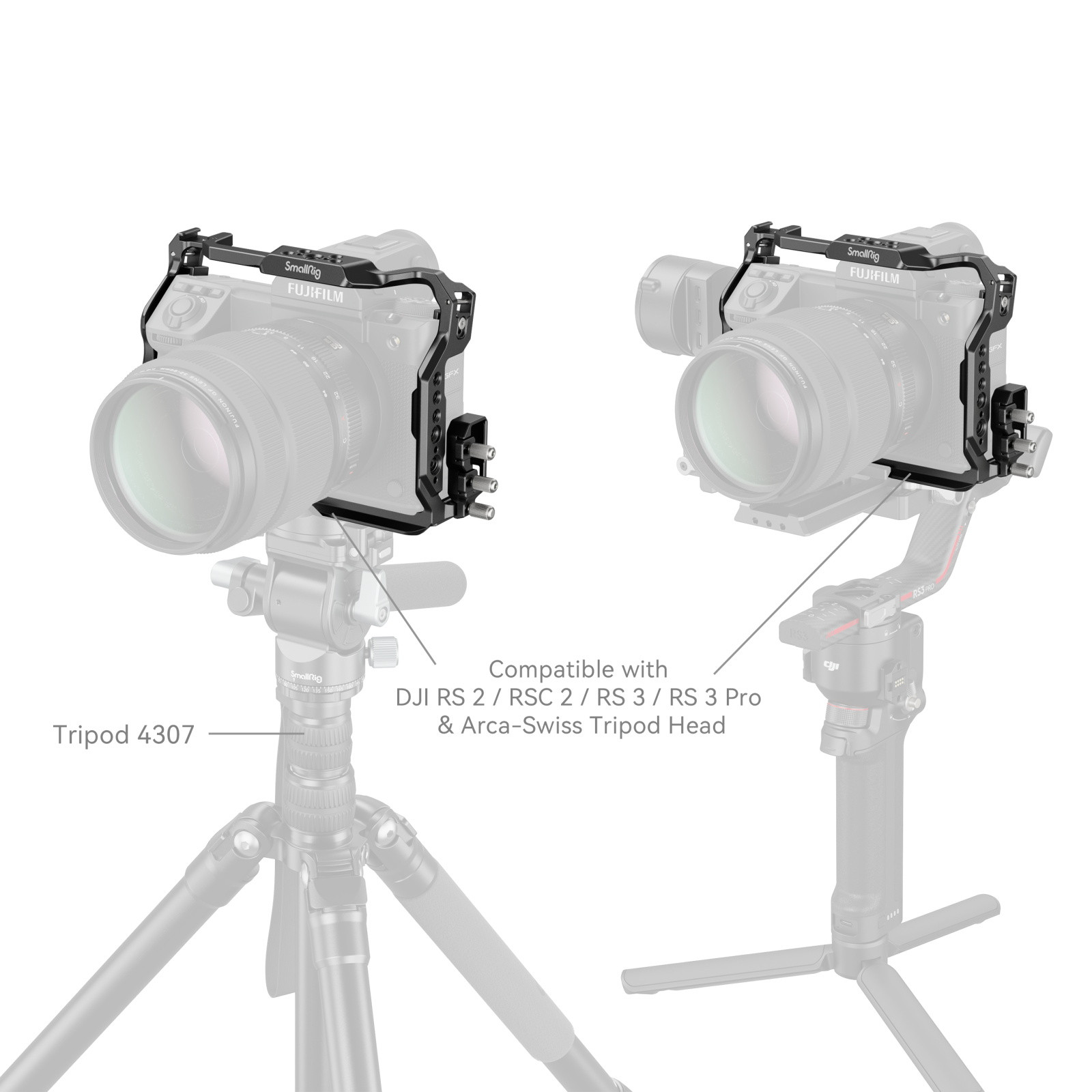 SmallRig Cage Kit for FUJIFILM GFX100 II 4201B