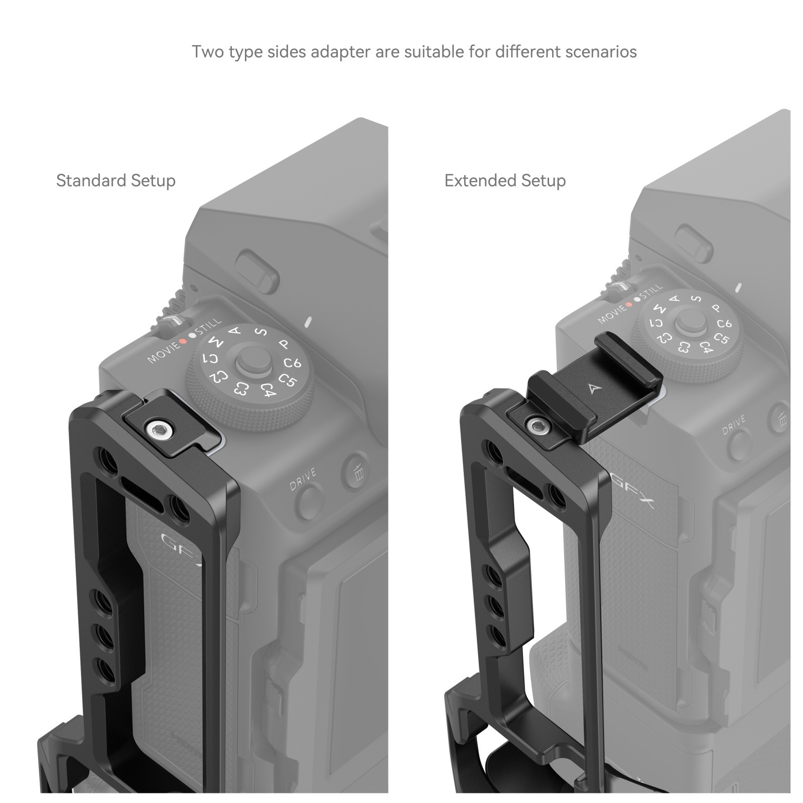 SmallRig Dedicated L Bracket for FUJIFILM GFX100 II with VG-GFX100ll Battery Grip 4203