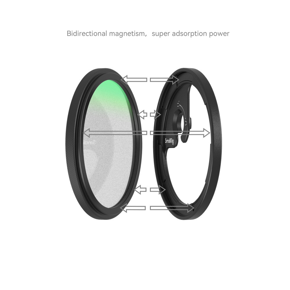 SmallRig MagEase Magnetic 1/4 Effect Black Mist Filter (52mm) 4217