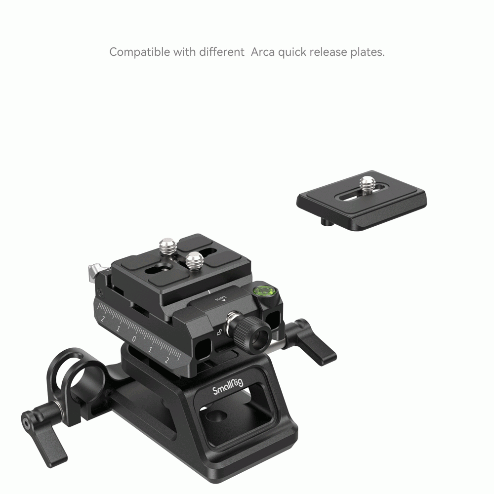 SmallRig Universal Arca-Swiss Height-Adjustable Mount Plate Kit 4233