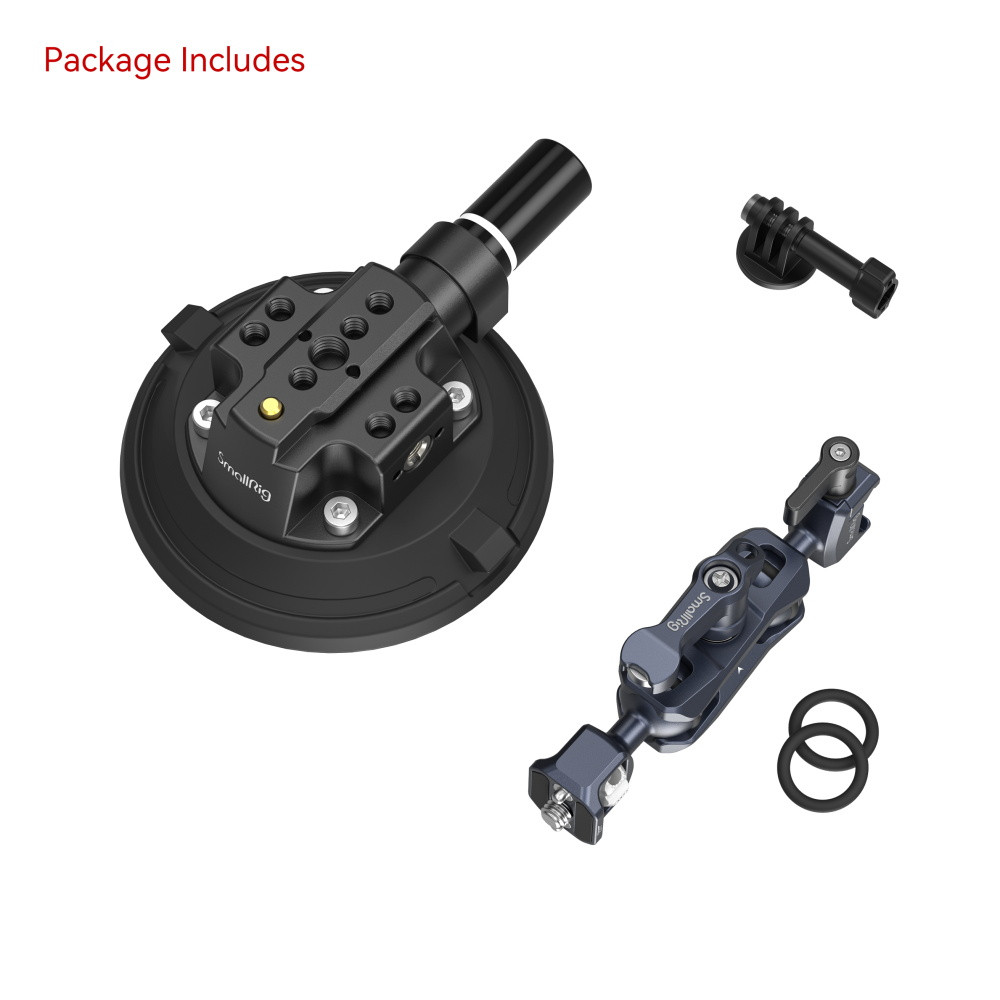 SmallRig 4" Suction Cup Camera Mount Kit for Vehicle Shooting 4236