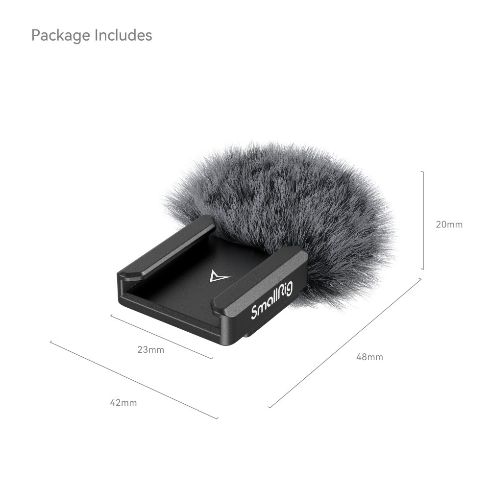 SmallRig Furry Windscreen for Panasonic LUMIX S1R II / S5 II / S5 IIX / G9 II 4245