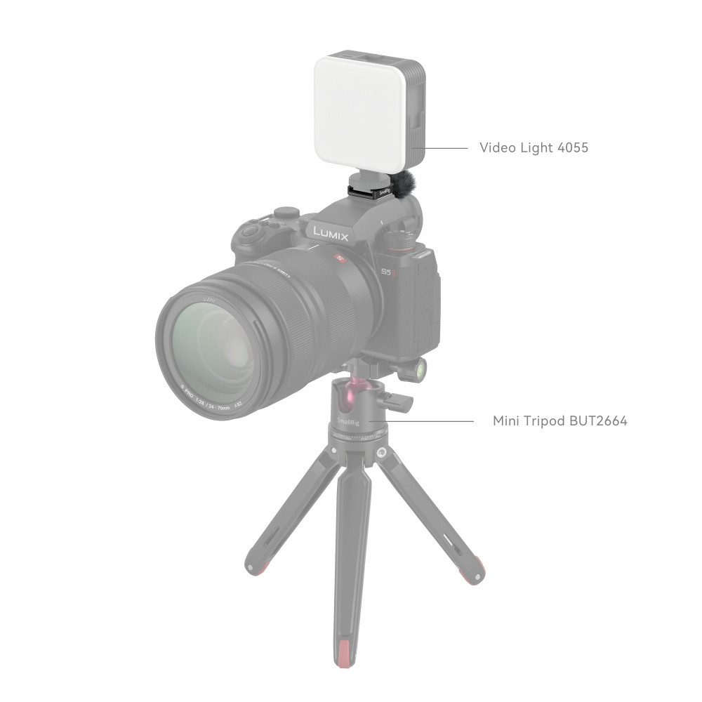 SmallRig Furry Windscreen for Panasonic LUMIX S1R II / S5 II / S5 IIX / G9 II 4245