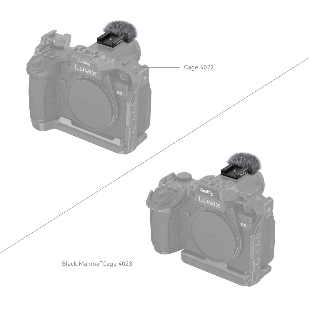 SmallRig Furry Windscreen for Panasonic LUMIX S1R II / S5 II / S5 IIX / G9 II 4245