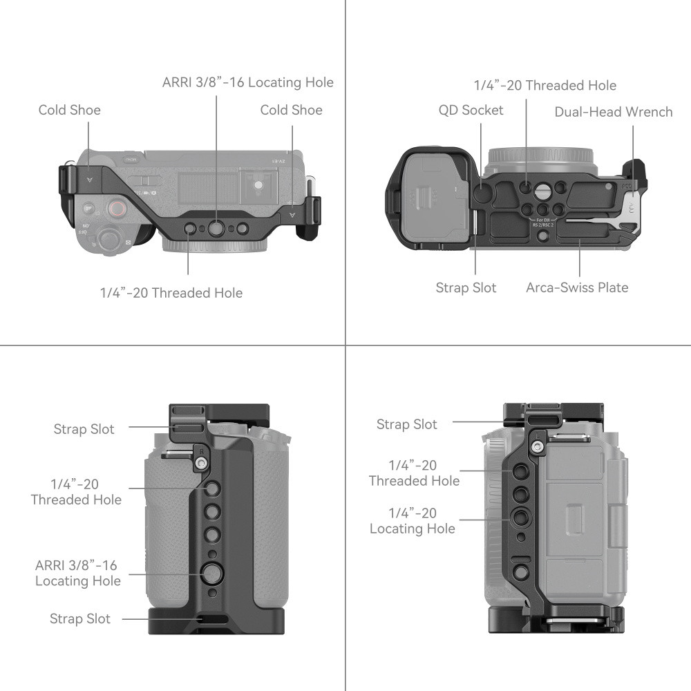 SmallRig Cage for Sony ZV-E1 4256