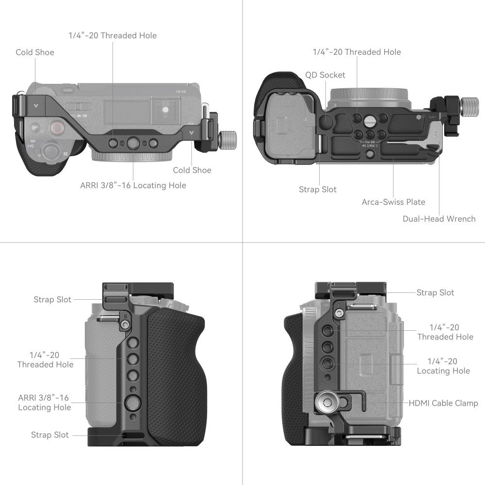 SmallRig Cage Kit for Sony ZV-E1 4257