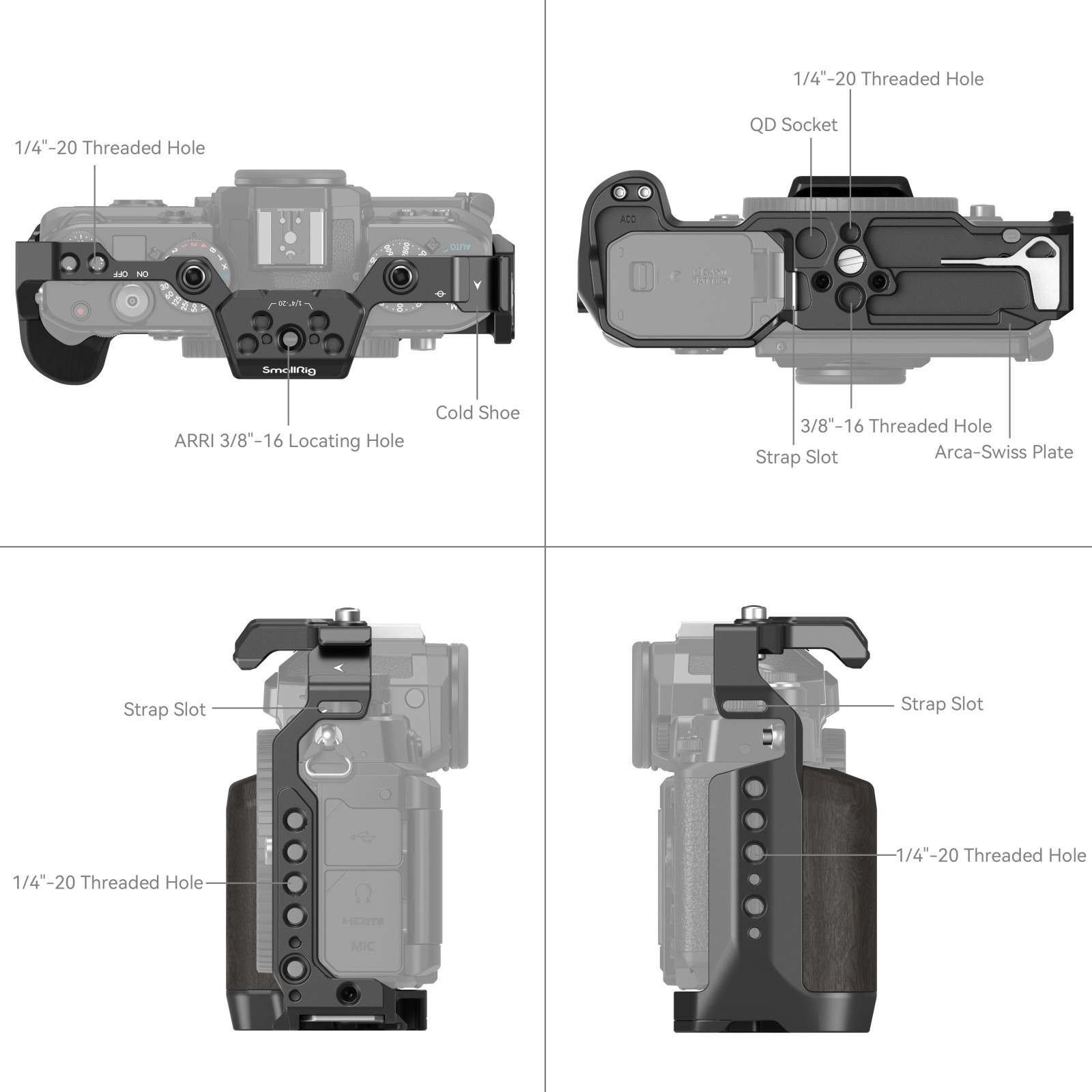 SmallRig Camera Cage for Nikon Z f 4261