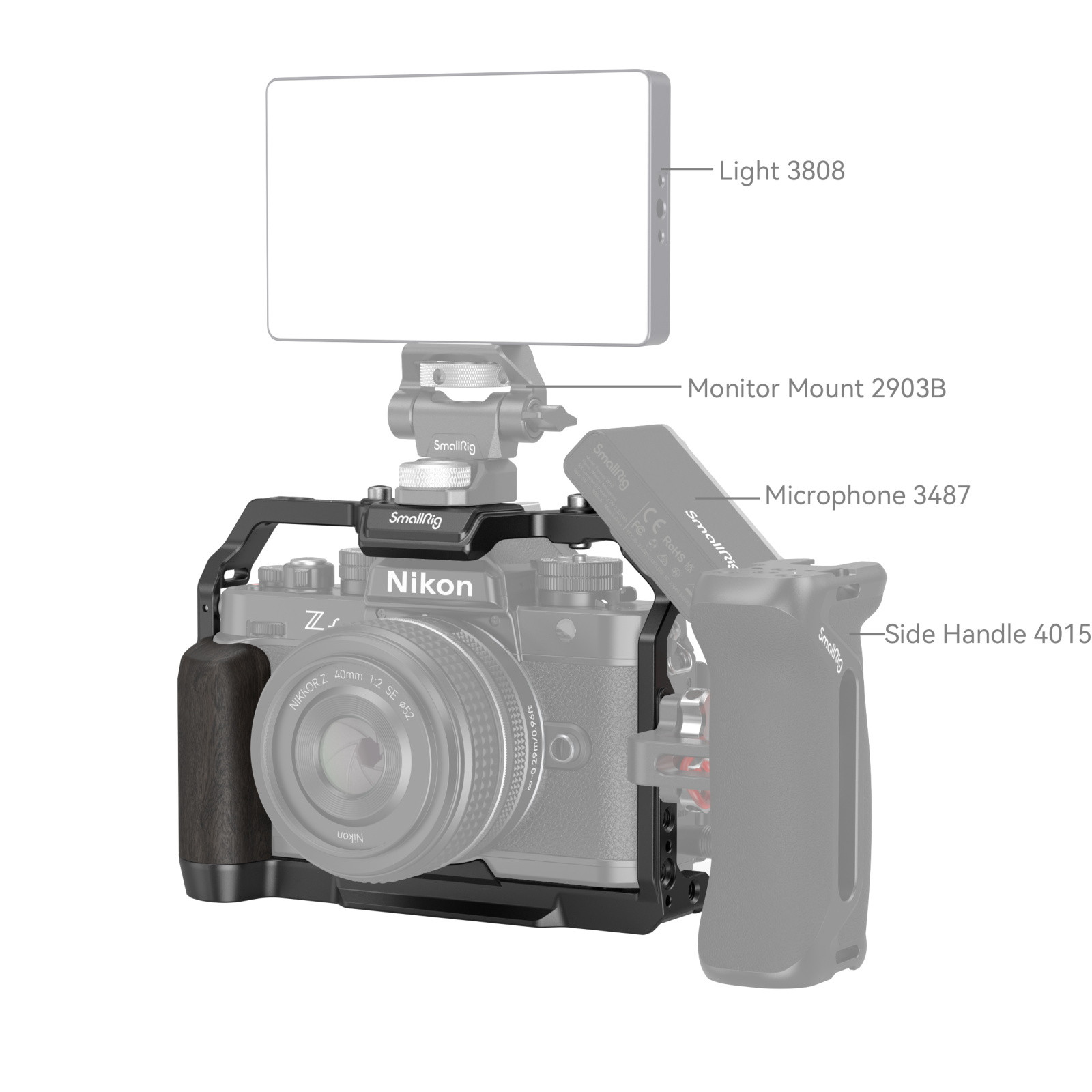 SmallRig Camera Cage for Nikon Z f 4261