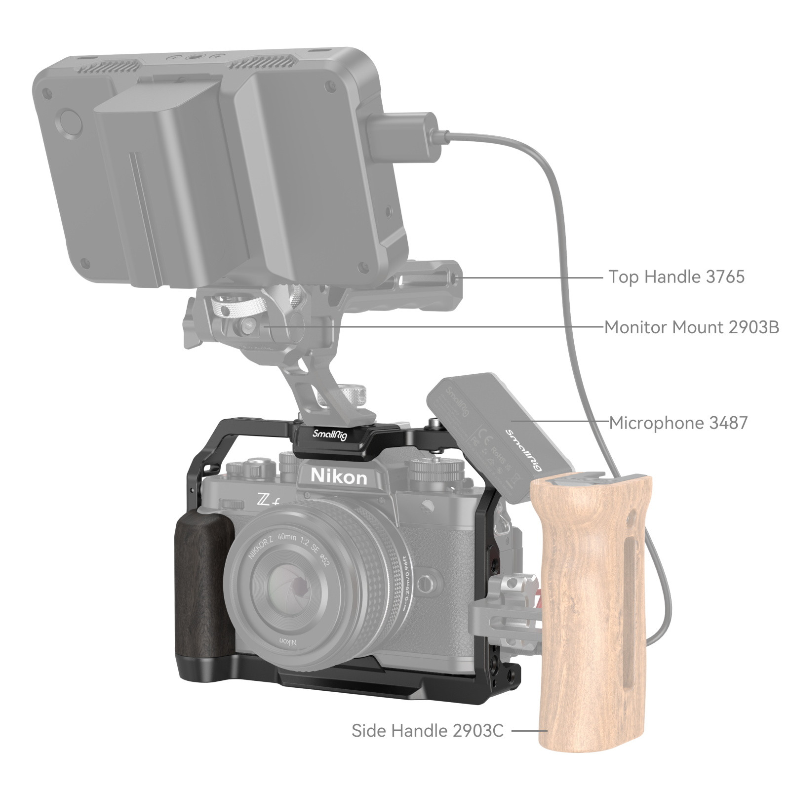 SmallRig Camera Cage for Nikon Z f 4261