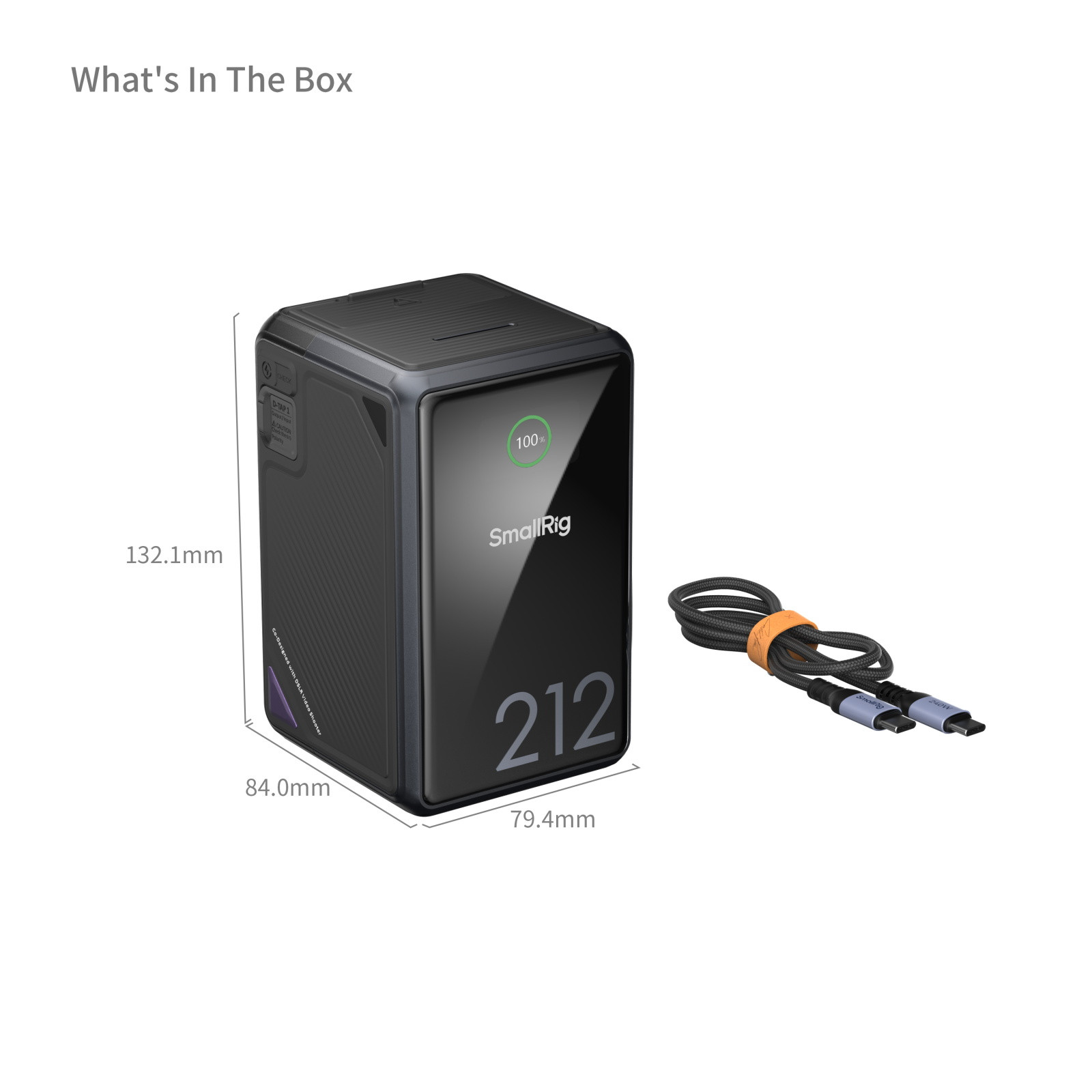 SmallRig x Caleb Pike VB212 mini V Mount Battery 4293B