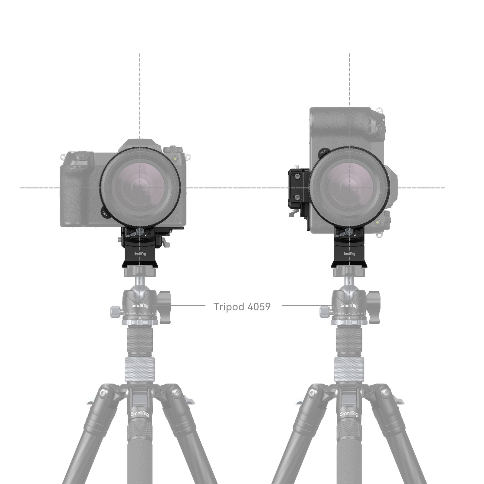 SmallRig-Kit de plaques de montage horizontales et verticales