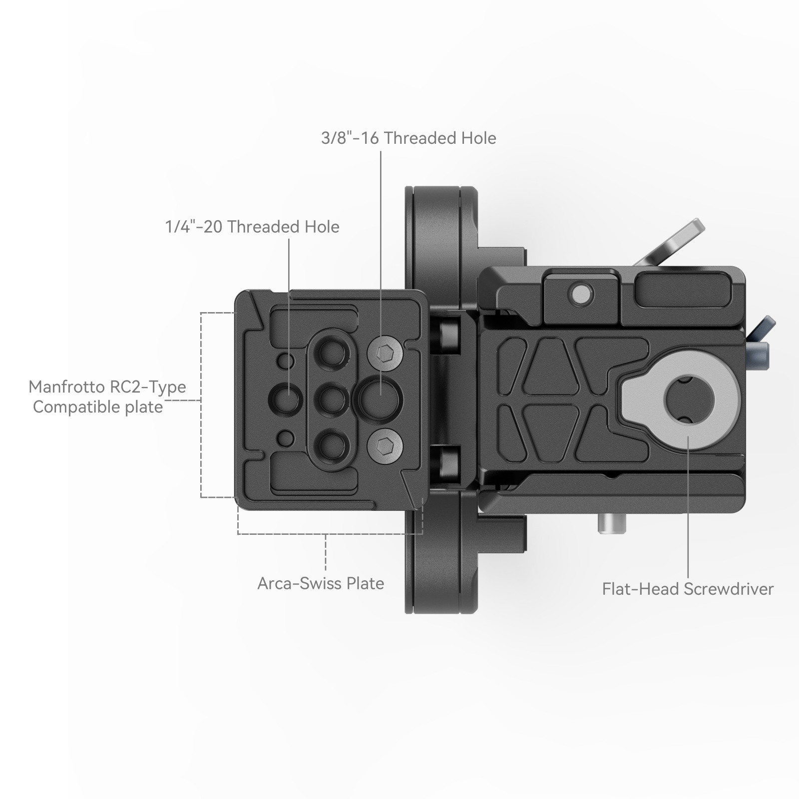 SmallRig Rotatable Horizontal-to-Vertical Mount Plate Kit for Nikon Specific Z Series Cameras 4306