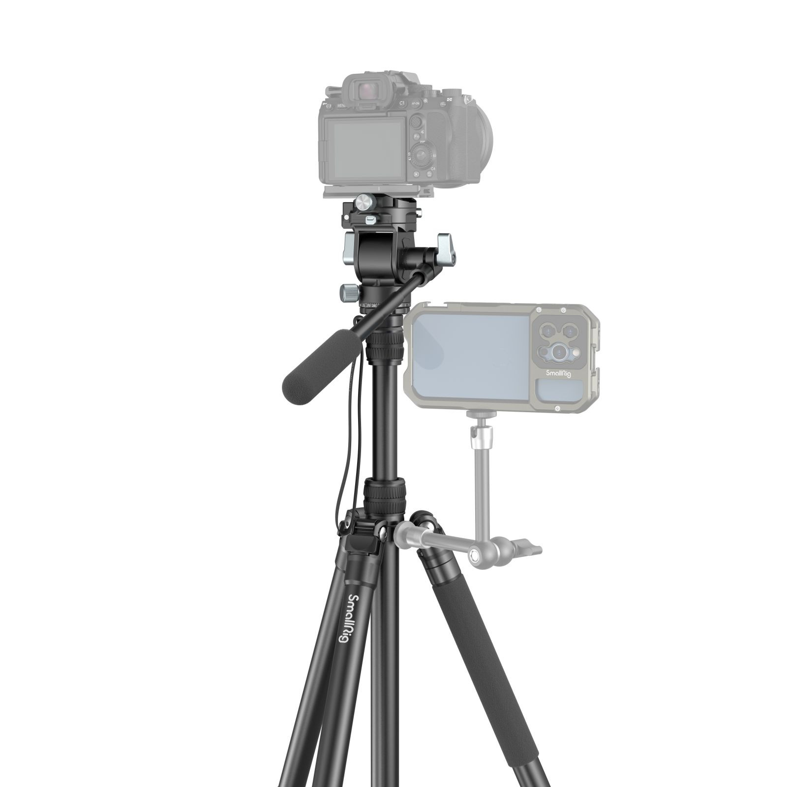 SmallRig FreeBlazer Aluminum Alloy Video Tripod CT195 4307