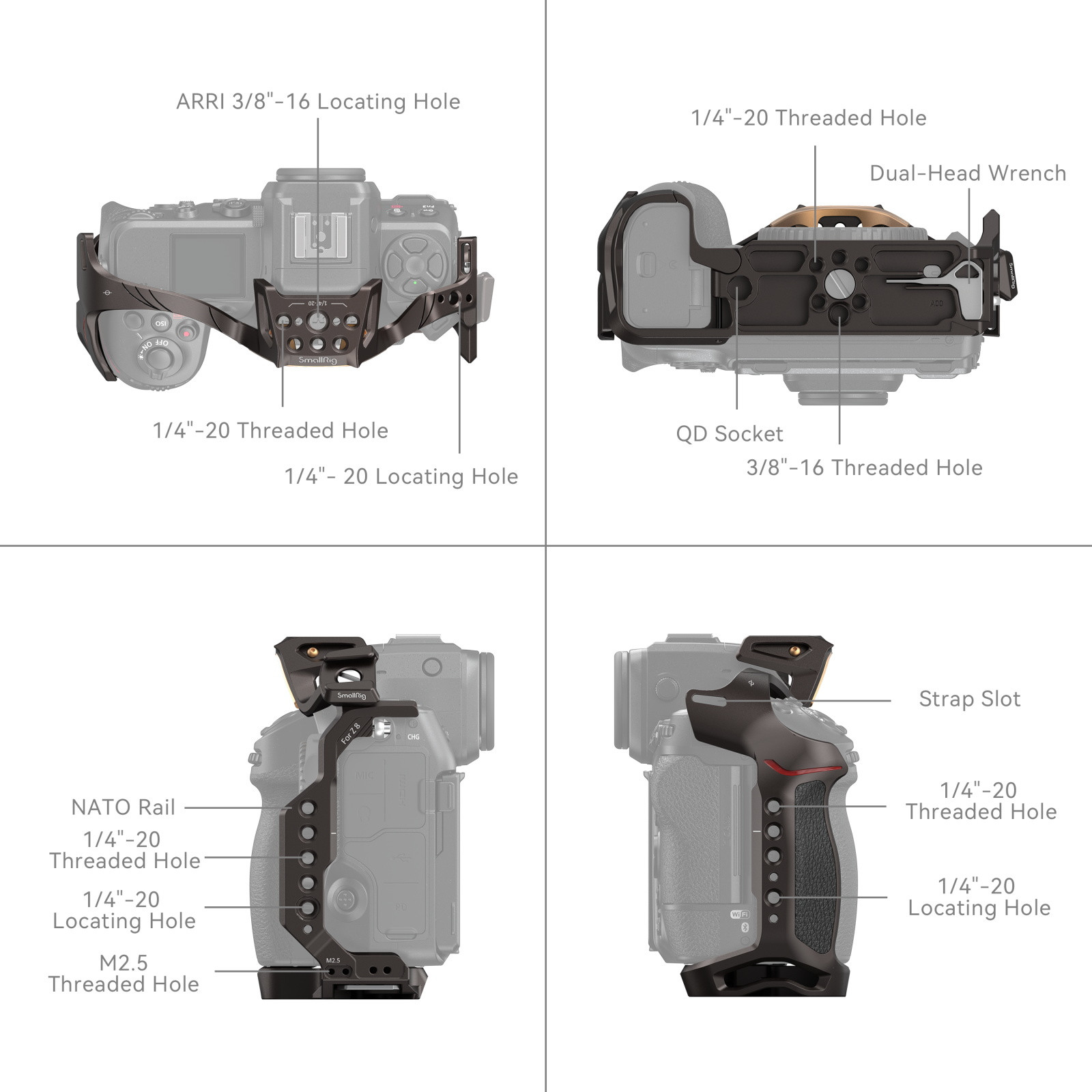 SmallRig “Night Eagle” Cage for Nikon Z 8 4316