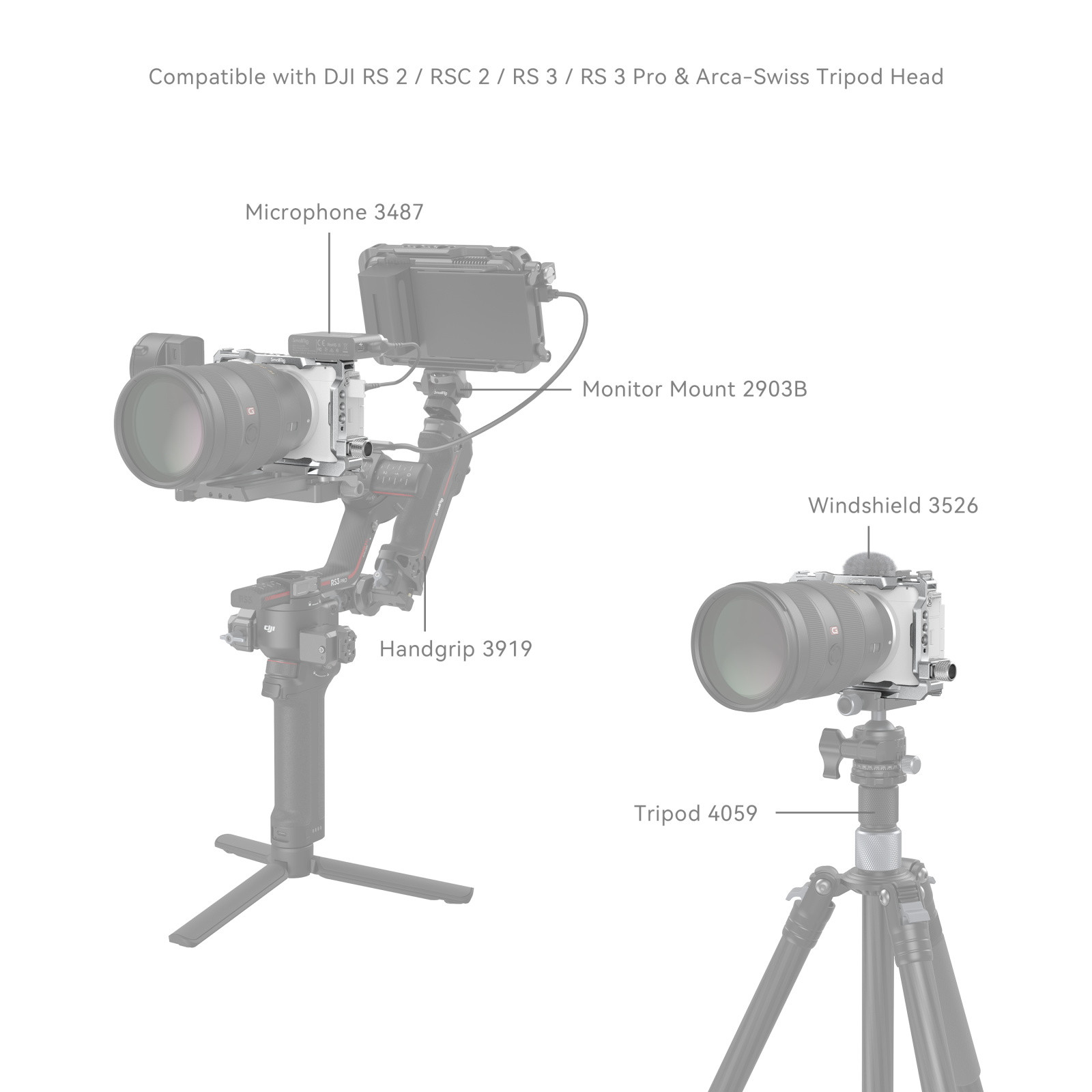  SmallRig ZV-E1 Cage for Sony ZV-E1, Full Camera Cage for Sony  Alpha ZV-E1, Built-in Quick Release Plate for Arca-Swiss and Cold Shoe  Mounts - 4256 : Electronics