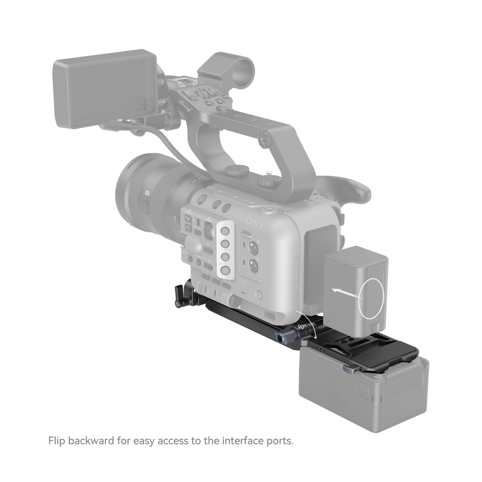 SmallRig V-Mount Battery Mount Plate Kit for Cinema Cameras 4323