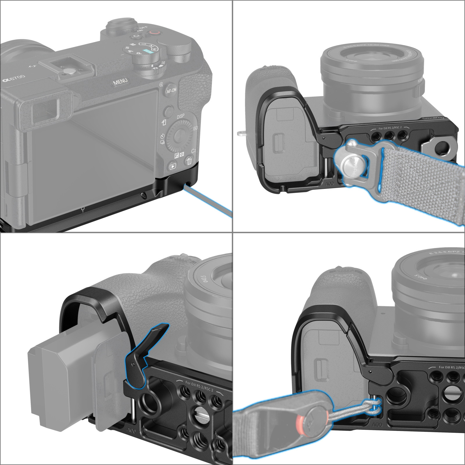 SmallRig Baseplate for Sony Alpha 6700 4338