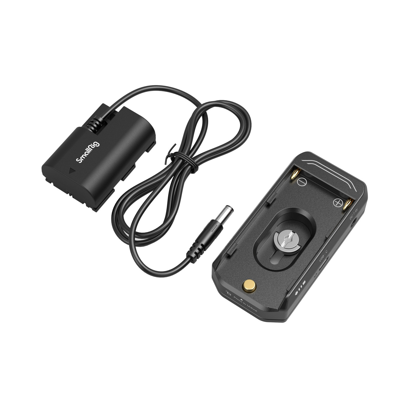 SmallRig NP-F Battery Adapter Mount Plate Kit for Canon EOS R5 / R5C and BMPCC 4K / 6K  (Advanced Edition) 4340