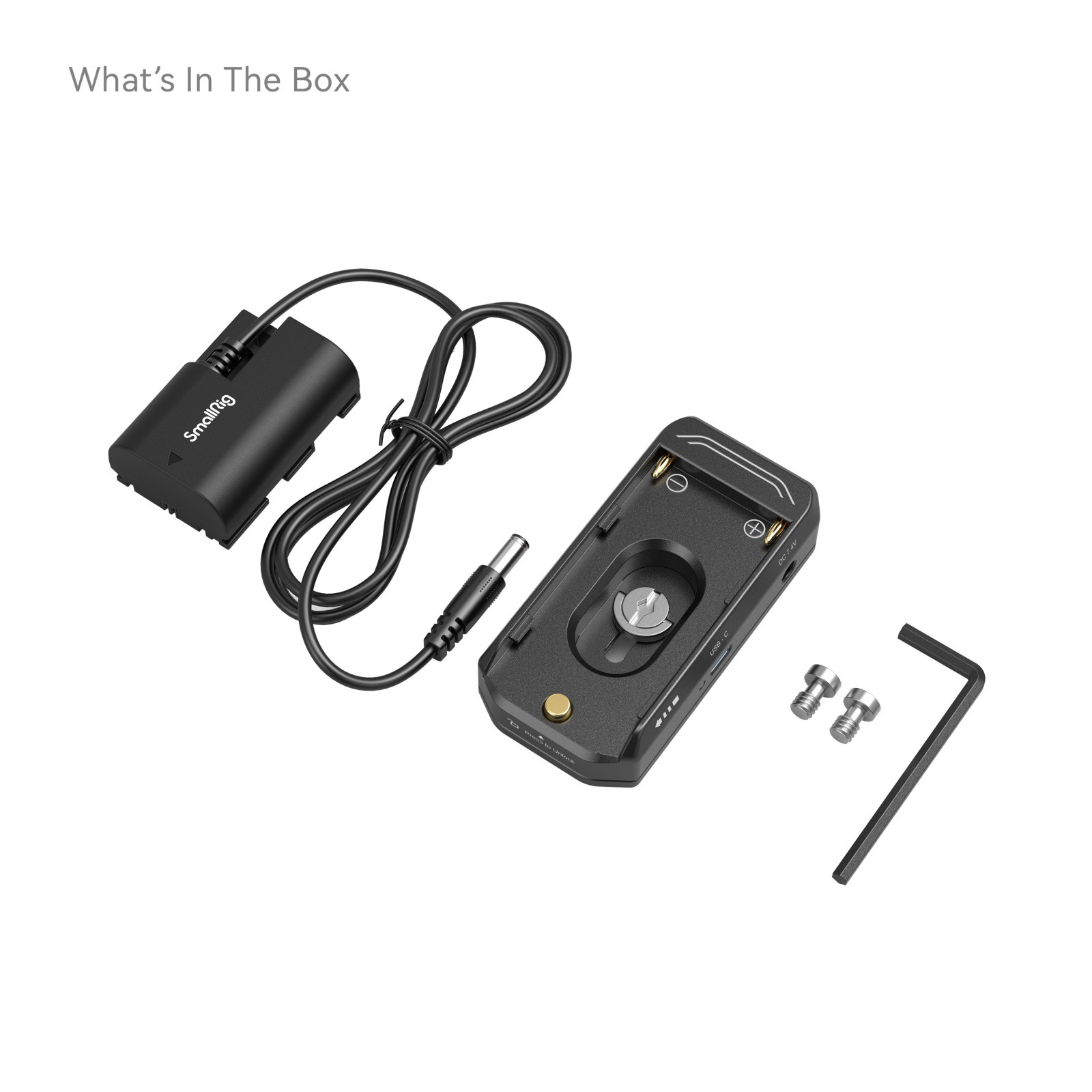 SmallRig NP-F Battery Adapter Mount Plate Kit for Canon EOS R5 / R5C and BMPCC 4K / 6K  (Advanced Edition) 4340