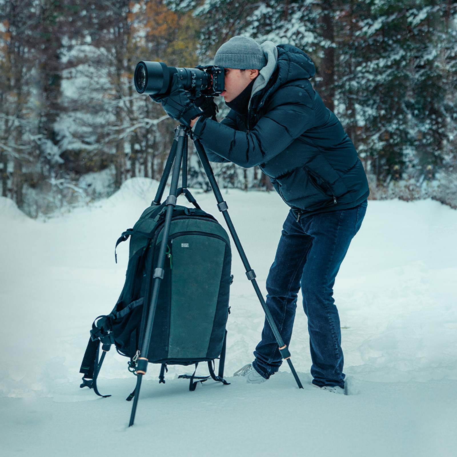 SmallRig FreeRover Carbon Fiber Photo Tripod Kit AP-100 4353