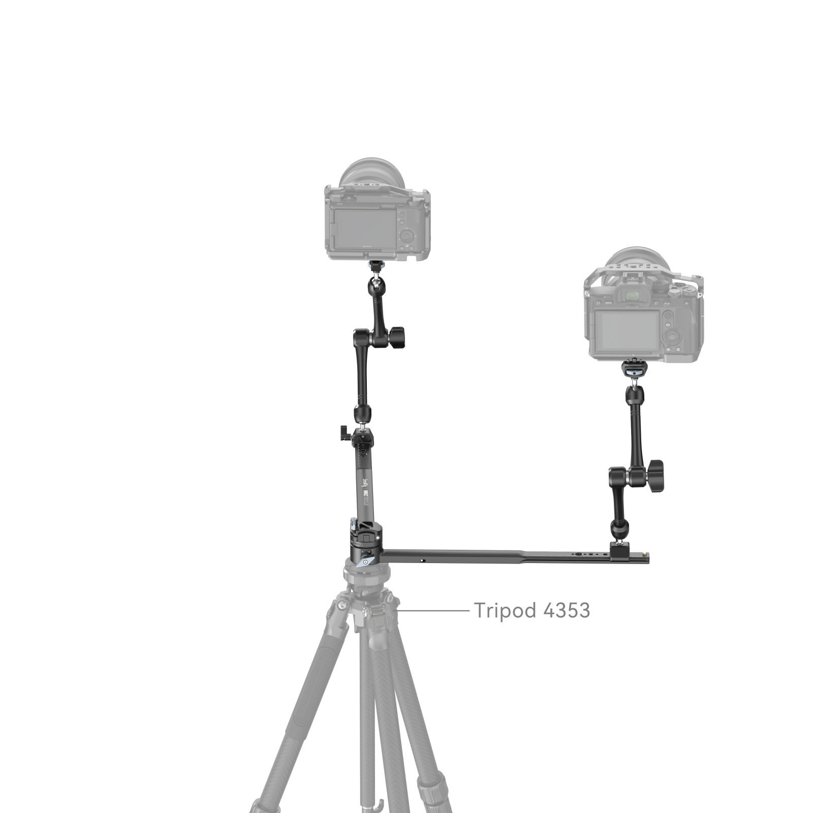 SMALLRIG X Mikevisuals Tracking POV Kit, Braccio NATO Estensibile A Sgancio Rapido Con Estensione A 360° Da 27,6-19,5 Pollici, Per Fotografia Di Coppia, Max. Lord 3kg (su Un'Estremità) - 4362 - 8
