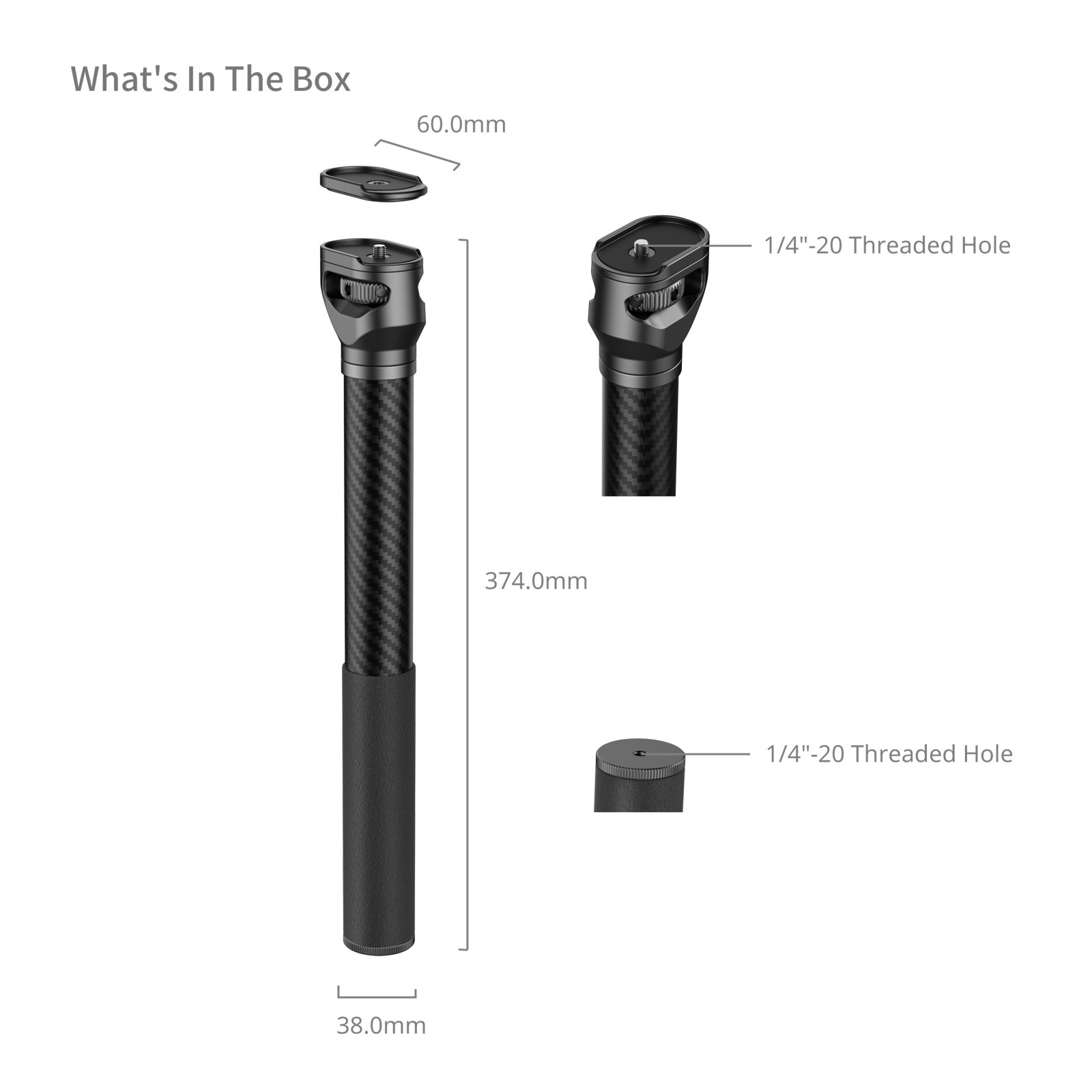 SmallRig Extension Pole for DJI Stabilizer 4378