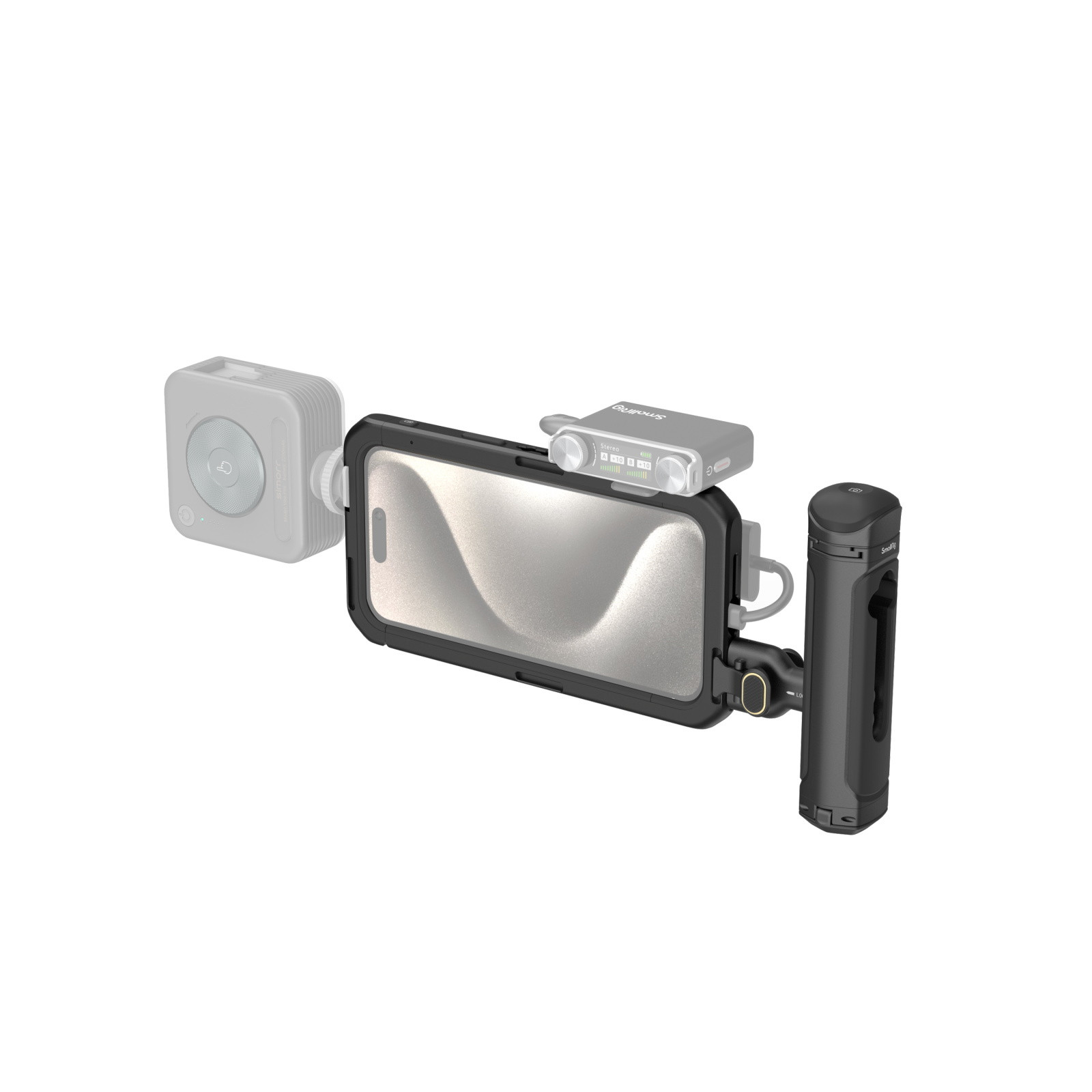 SmallRig Mobile Video Kit (Single Handheld) for iPhone 15 Pro Max 4393B