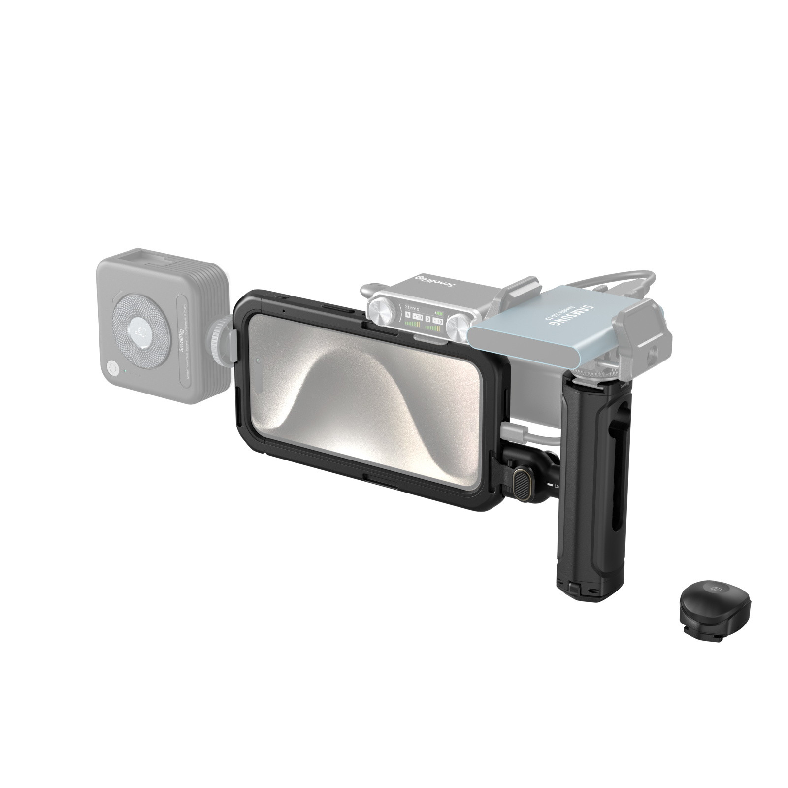 SmallRig Mobile Video Kit (Single Handheld) for iPhone 15 Pro 4398B