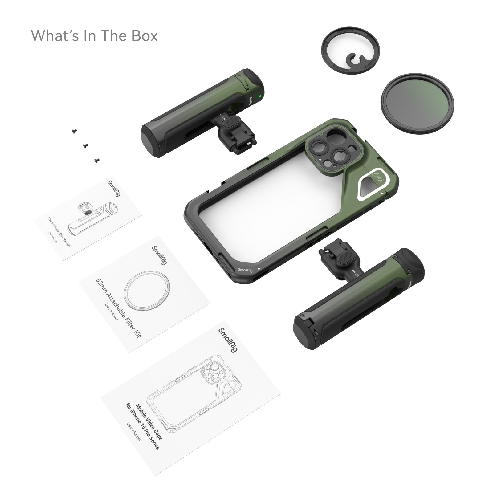 SmallRig & Brandon Li Mobile Video Kit For IPhone 15 Pro Max - Co