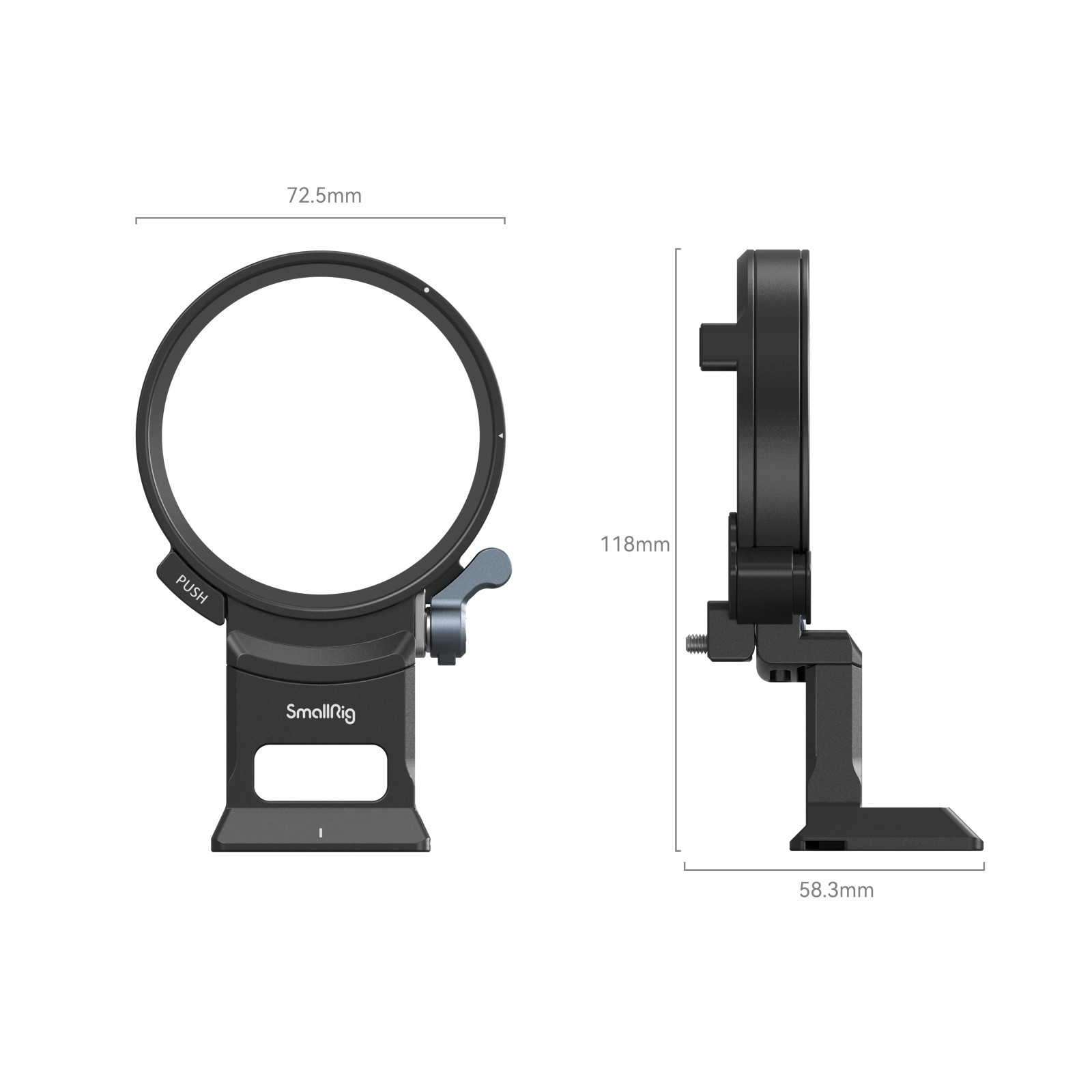 SmallRig Horizontal-to-Vertical Mount Plate for Sony Alpha 7C II / Alpha 7CR 4424