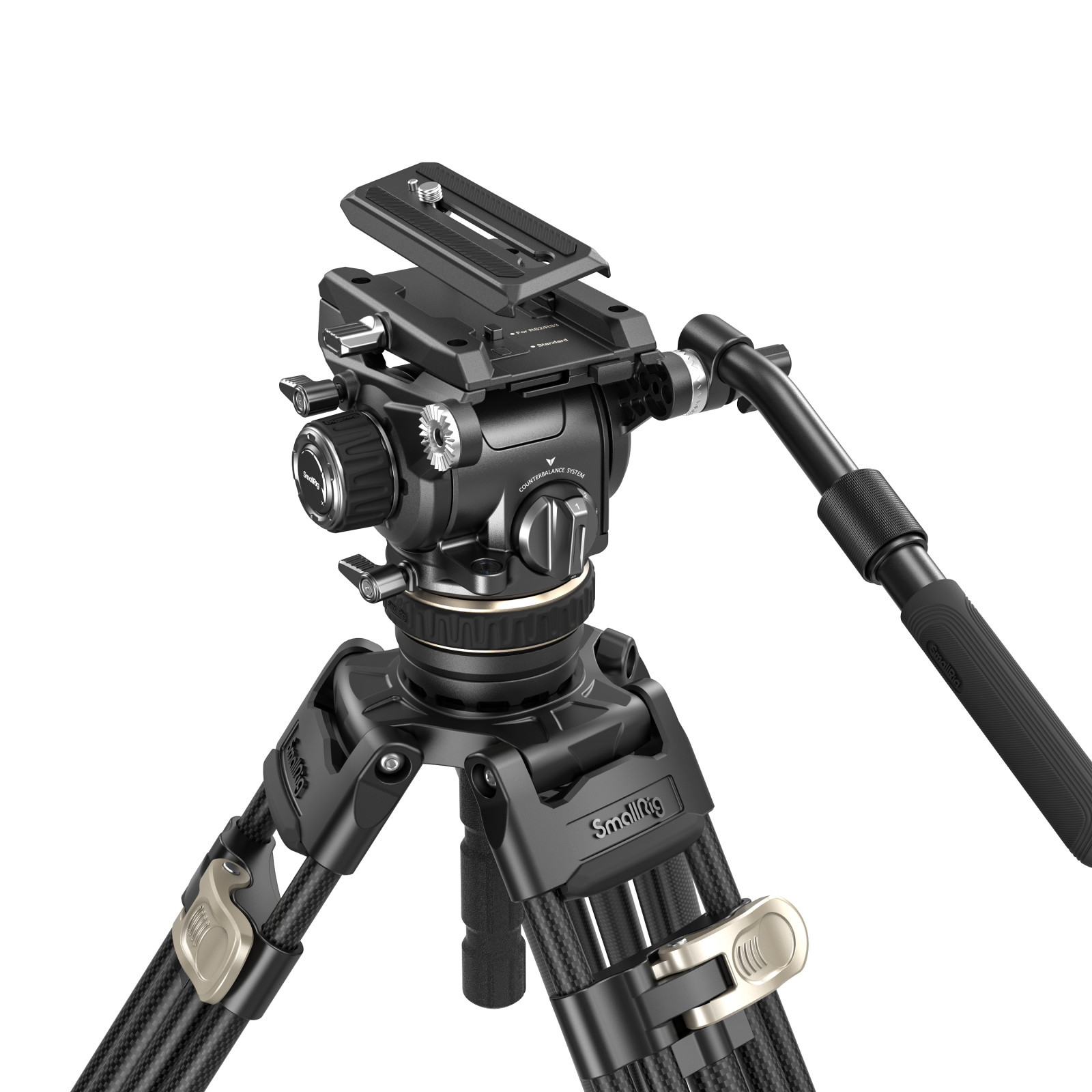 SmallRig Heavy-Duty Carbon Fiber Tripod Kit AD-120 4463B
