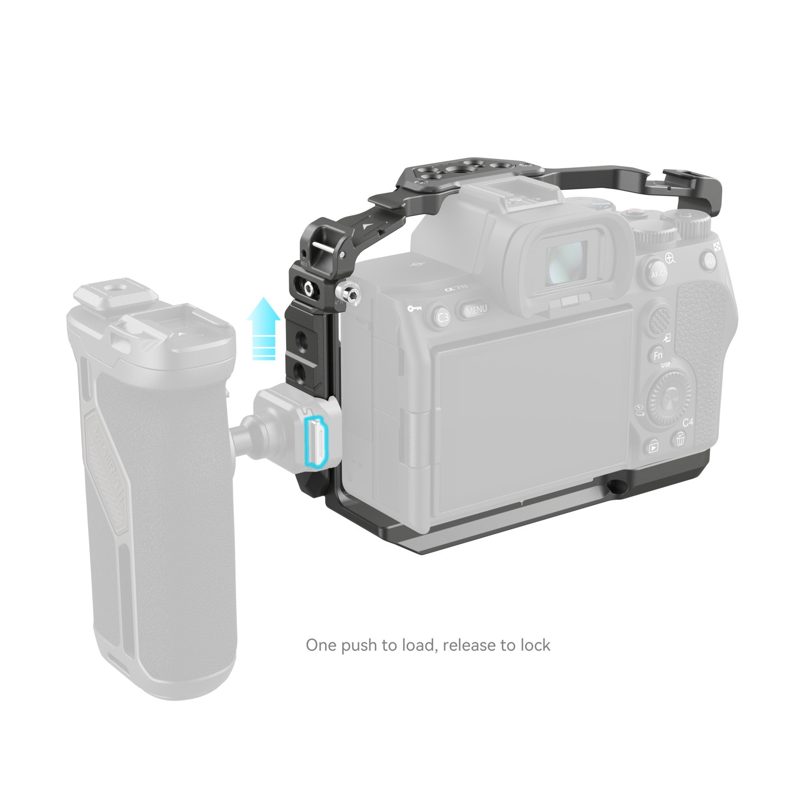 SmallRig HawkLock Quick Release Cage for Sony Alpha 7R V / Alpha 7 IV / Alpha 7S III / Alpha 1 / Alpha 7R IV 4481