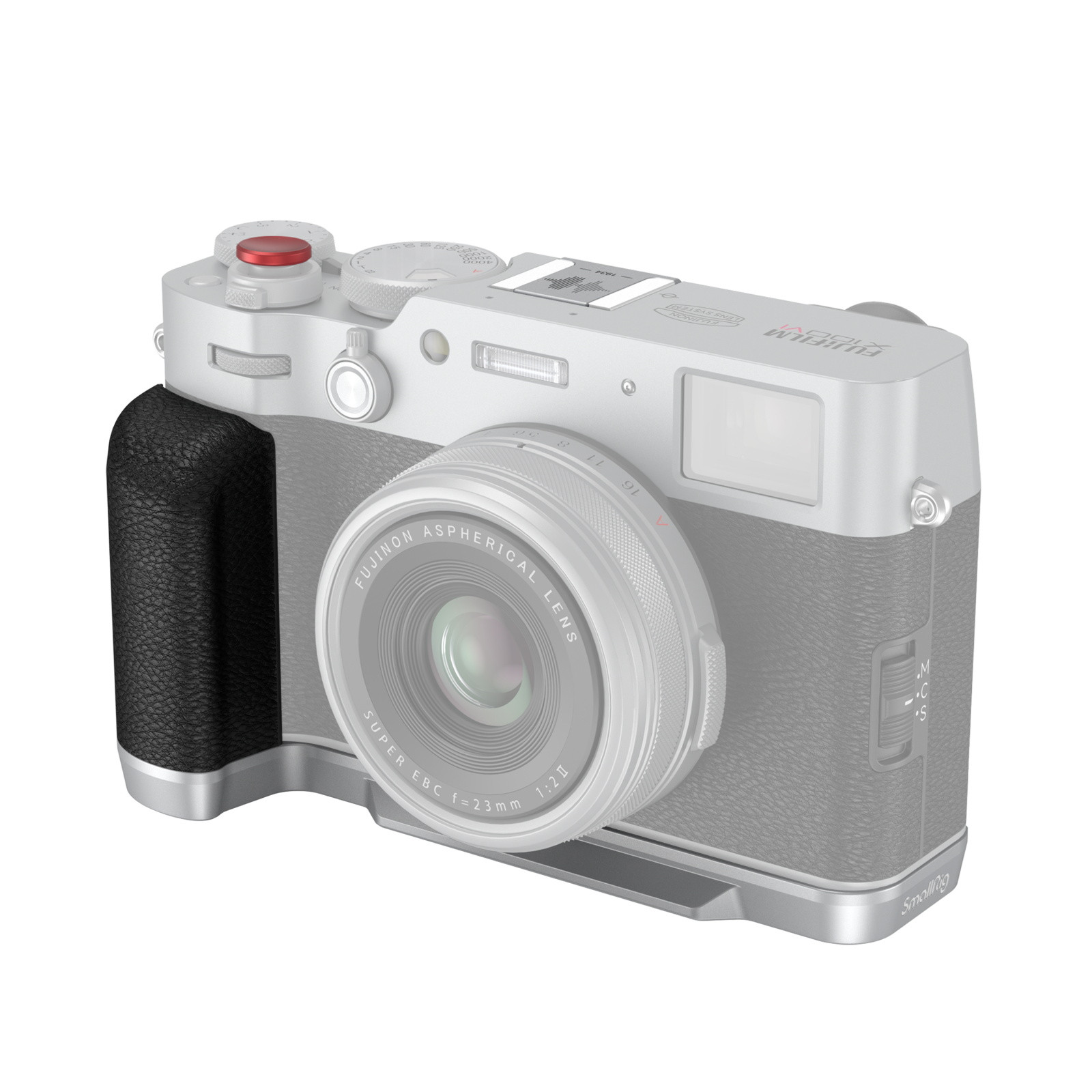 SmallRig L-Shape Mount Plate with Handle for FUJIFILM X100VI / X100V (Sliver) 4555B