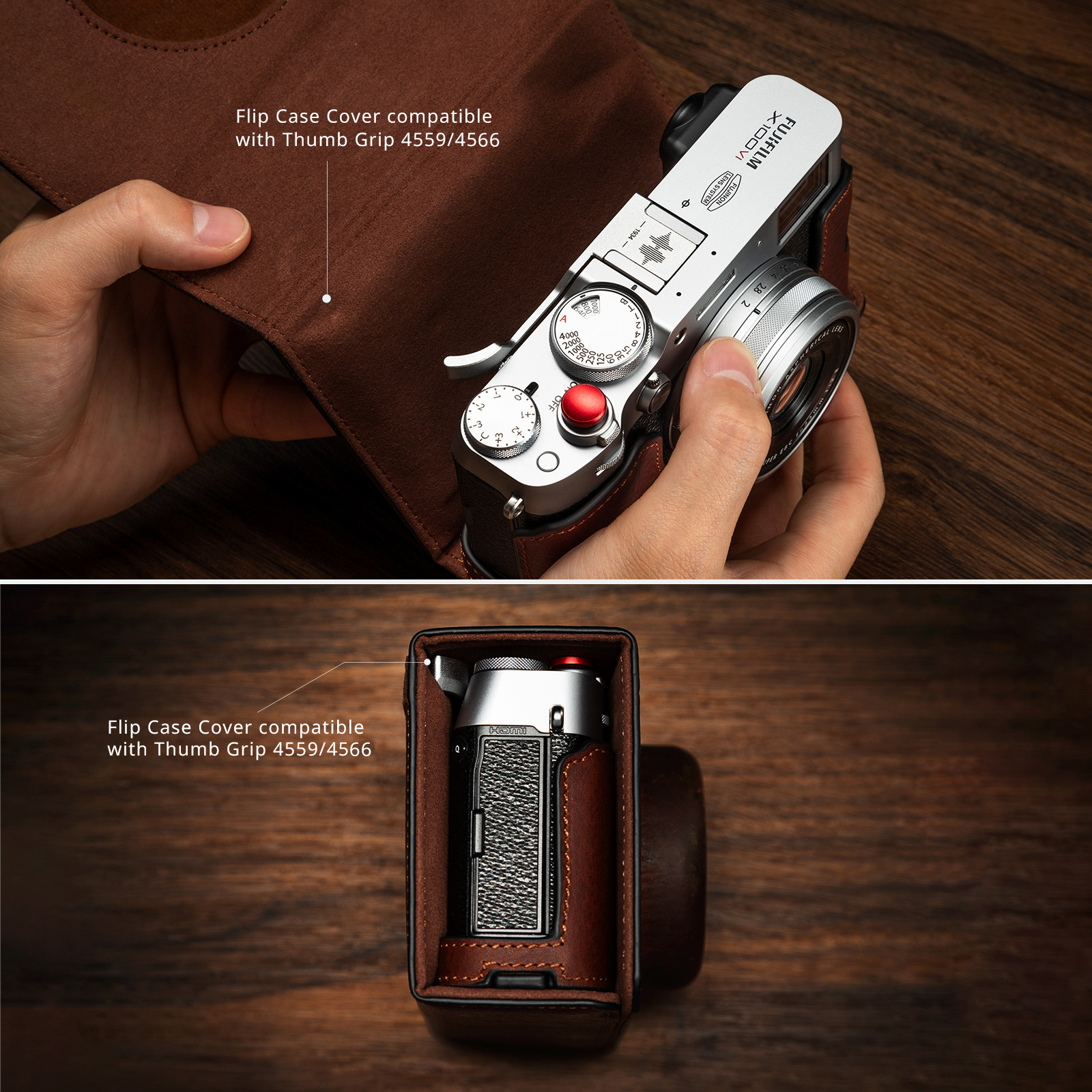 thumbnail image 2 of Smallrig Leather Case Kit For Fujifilm X100Vi 4558 | Nikita Distributors 2 of 11