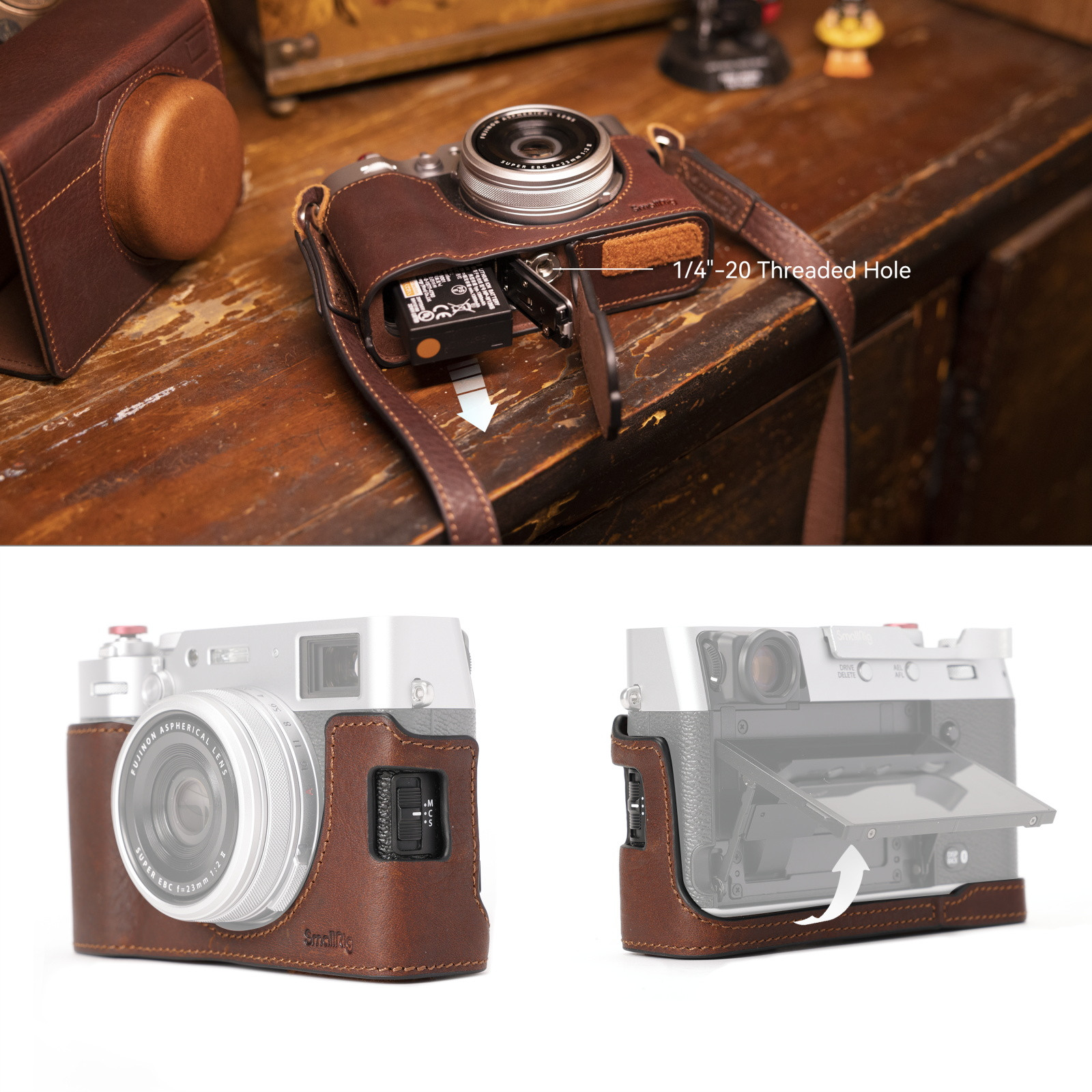 SmallRig Leather Case Kit for FUJIFILM X100VI 4558