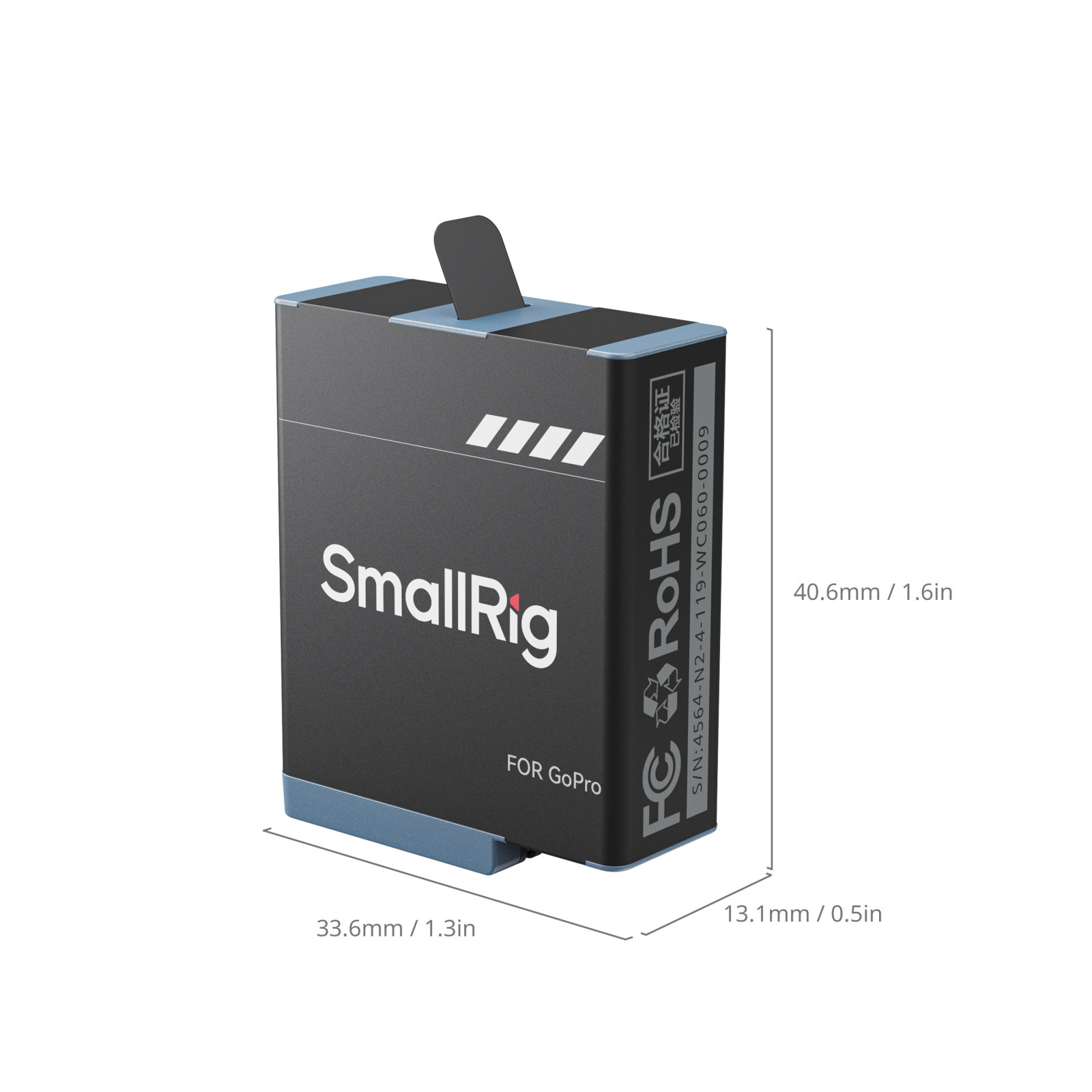 SmallRig Camera Battery (For GoPro 9/10/11/12) 4564